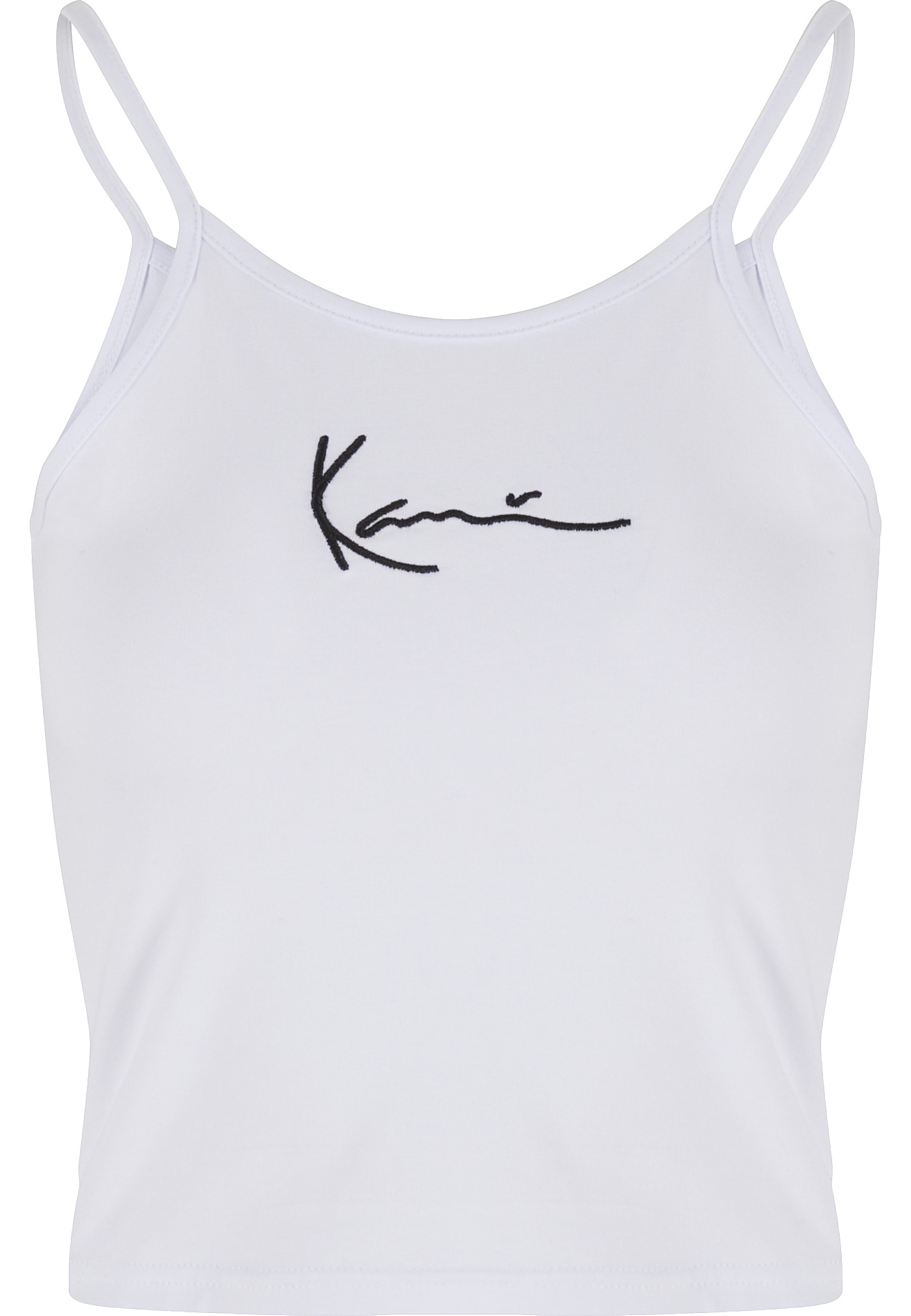 Karl Kani Tanktop "Karl Kani Damen KKWQ22001WHT Small Signature Tape Top" 1 günstig online kaufen