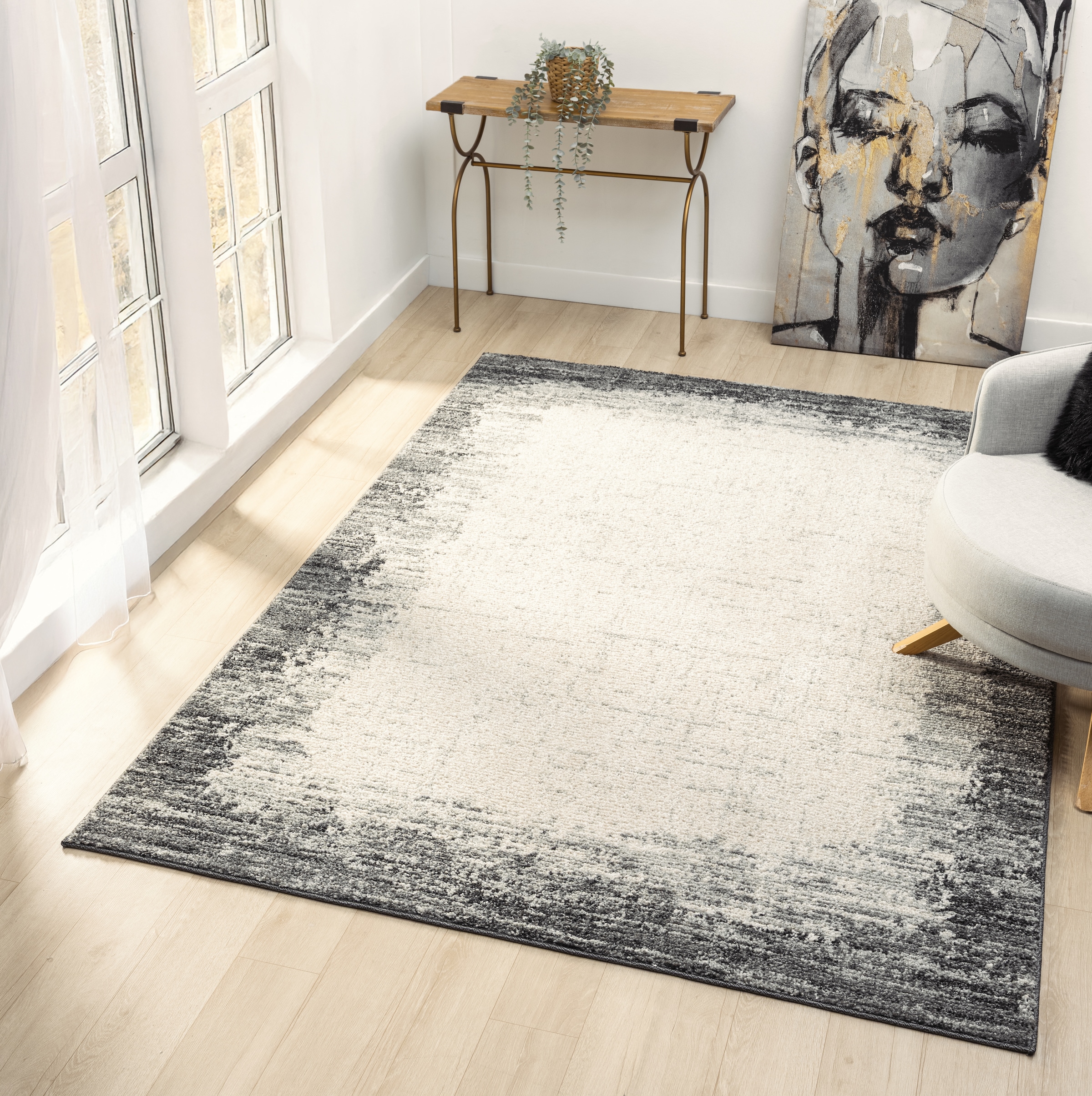 OTTO home Teppich »Leksa«, rechteckig, 15 mm Höhe, im Vintage-Look, Wohnzimmer, Schlafzimmer, Esszimmer