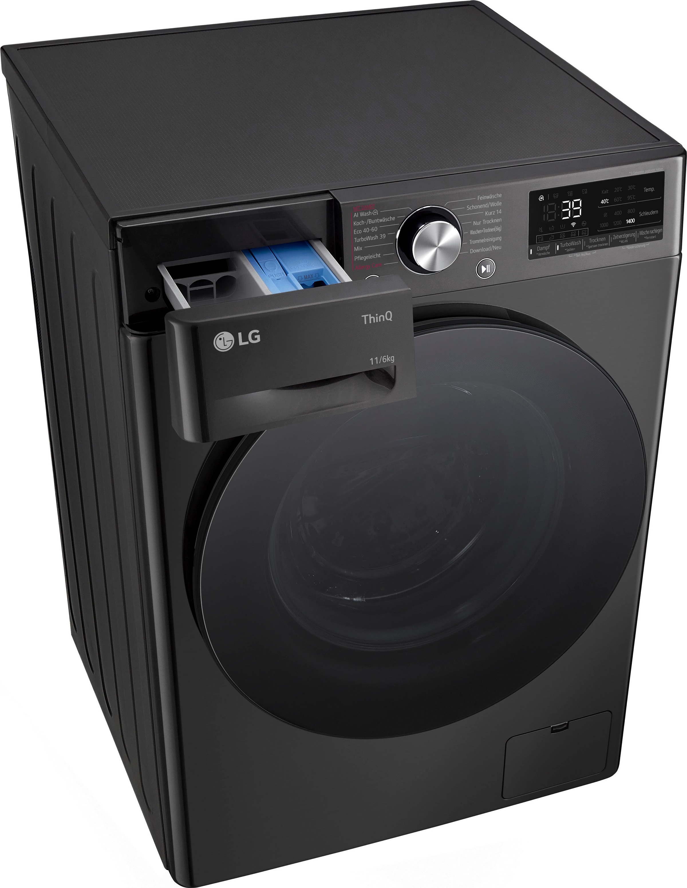 LG Waschtrockner "W4WR70E6YB", Wasch_Trocken_Zyklus: D (A-G), schwarz, B:60cm H:85cm T:57cm, Waschtrockner, Waschtrockner, Topseller 3