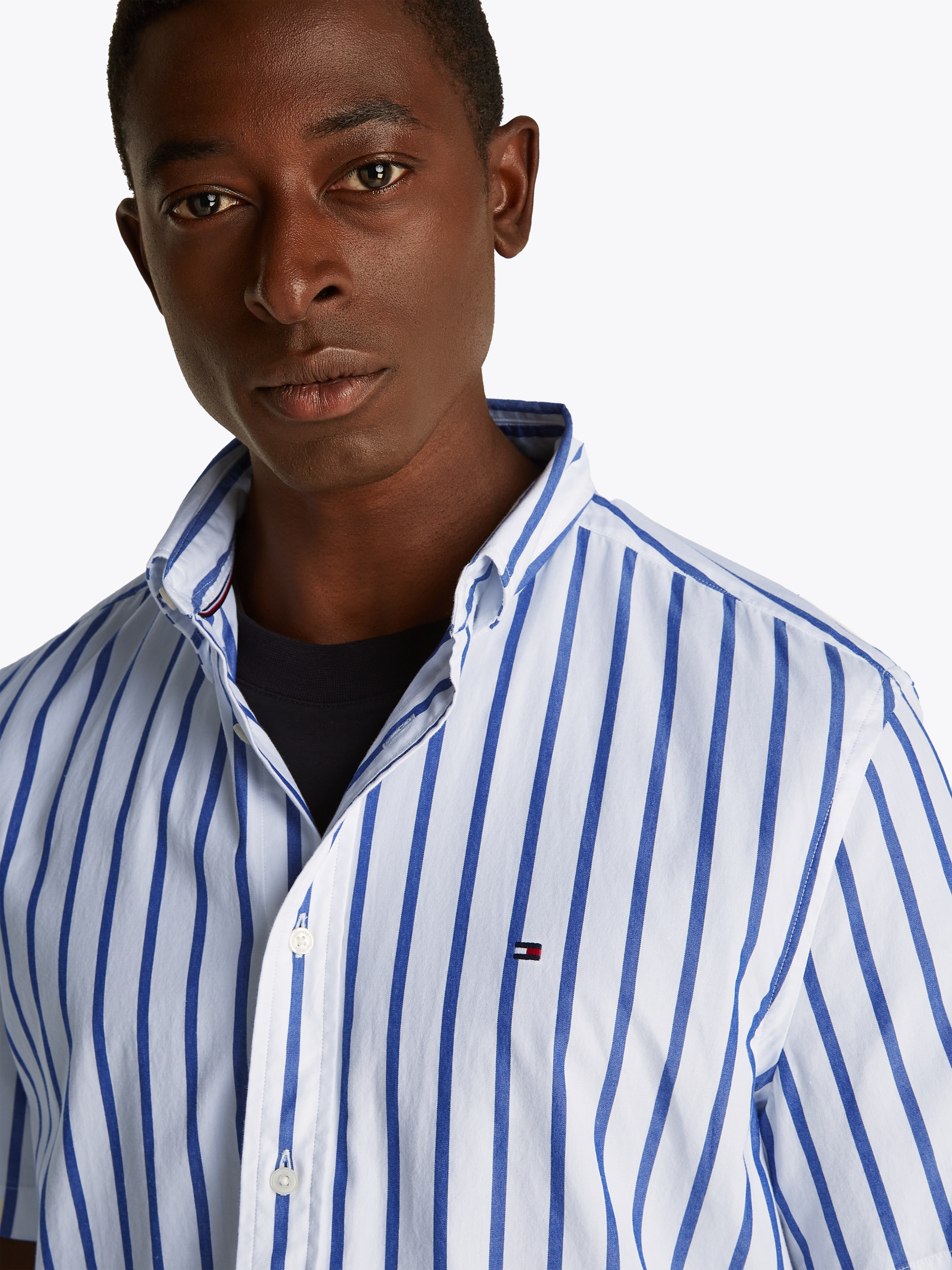 Tommy Hilfiger Kurzarmhemd "FLEX POPLIN STP SHIRT S/S" günstig online kaufen