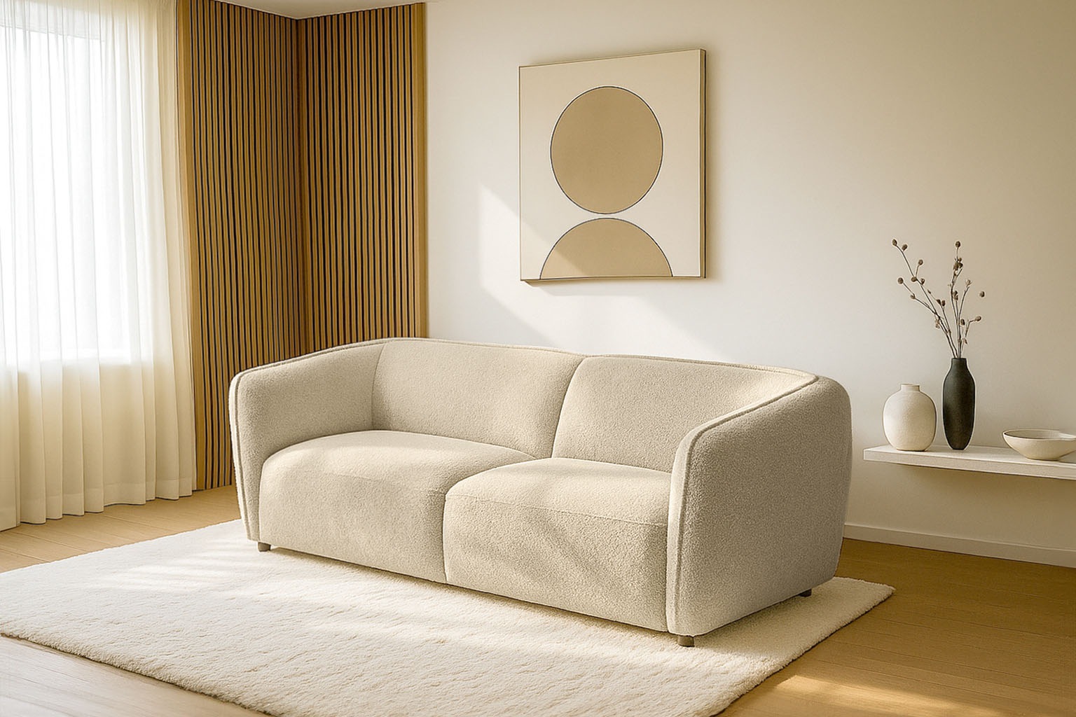 Home affaire 3-Sitzer "Ostrup" schlichtes modernes Design, in verschiedenen günstig online kaufen