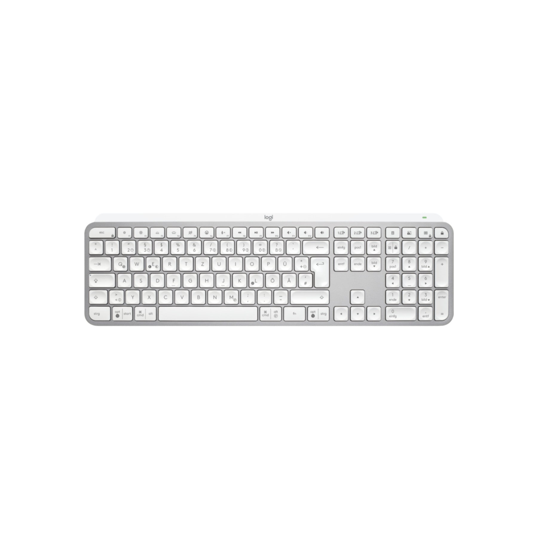 Logitech Wireless-Tastatur »MX Keys S« (Fn-Tasten | USB-Anschluss | Ziffernblock)