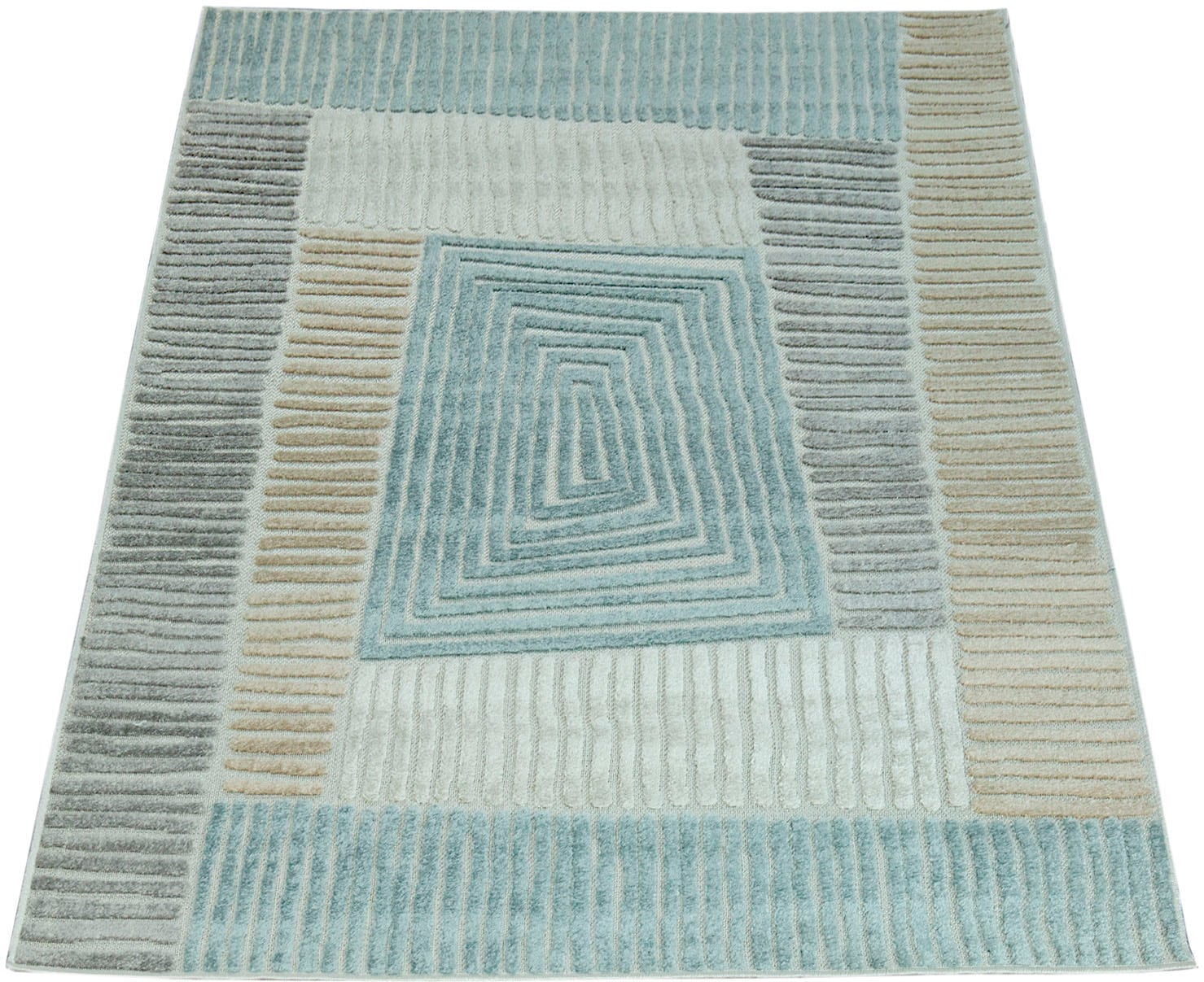 Paco Home Teppich "Stilo 850" rechteckig 12 mm Höhe In- und Outdoor geeigne günstig online kaufen