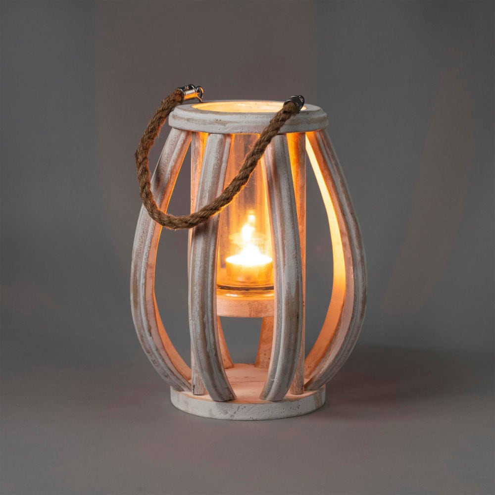 Schneider Windlicht »ALMERIA«, (1 St.), Kerzenhalter in natürliche Optik  kaufen | BAUR