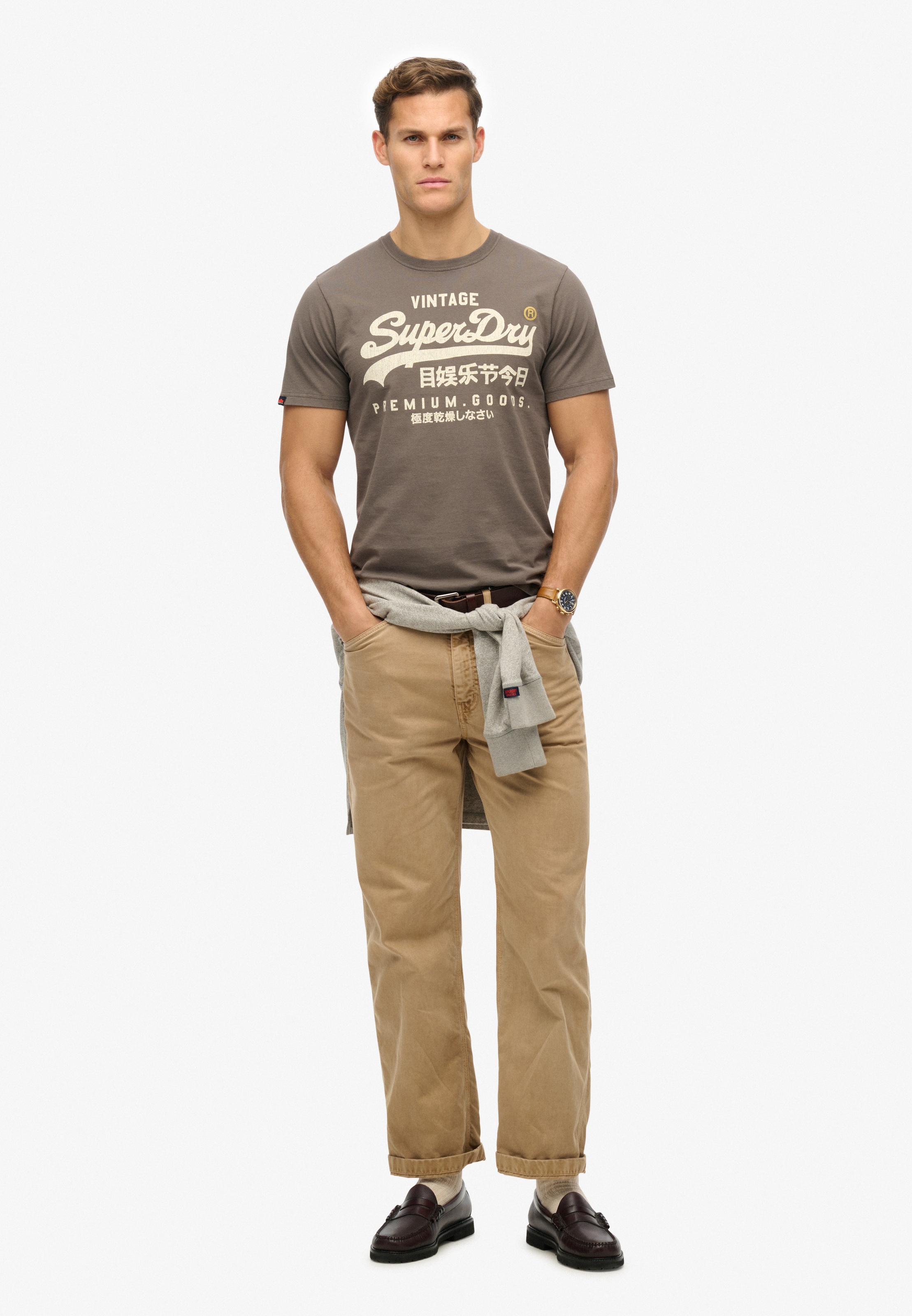 Superdry Rundhalsshirt »VL WORKWEAR RELAXED TEE«