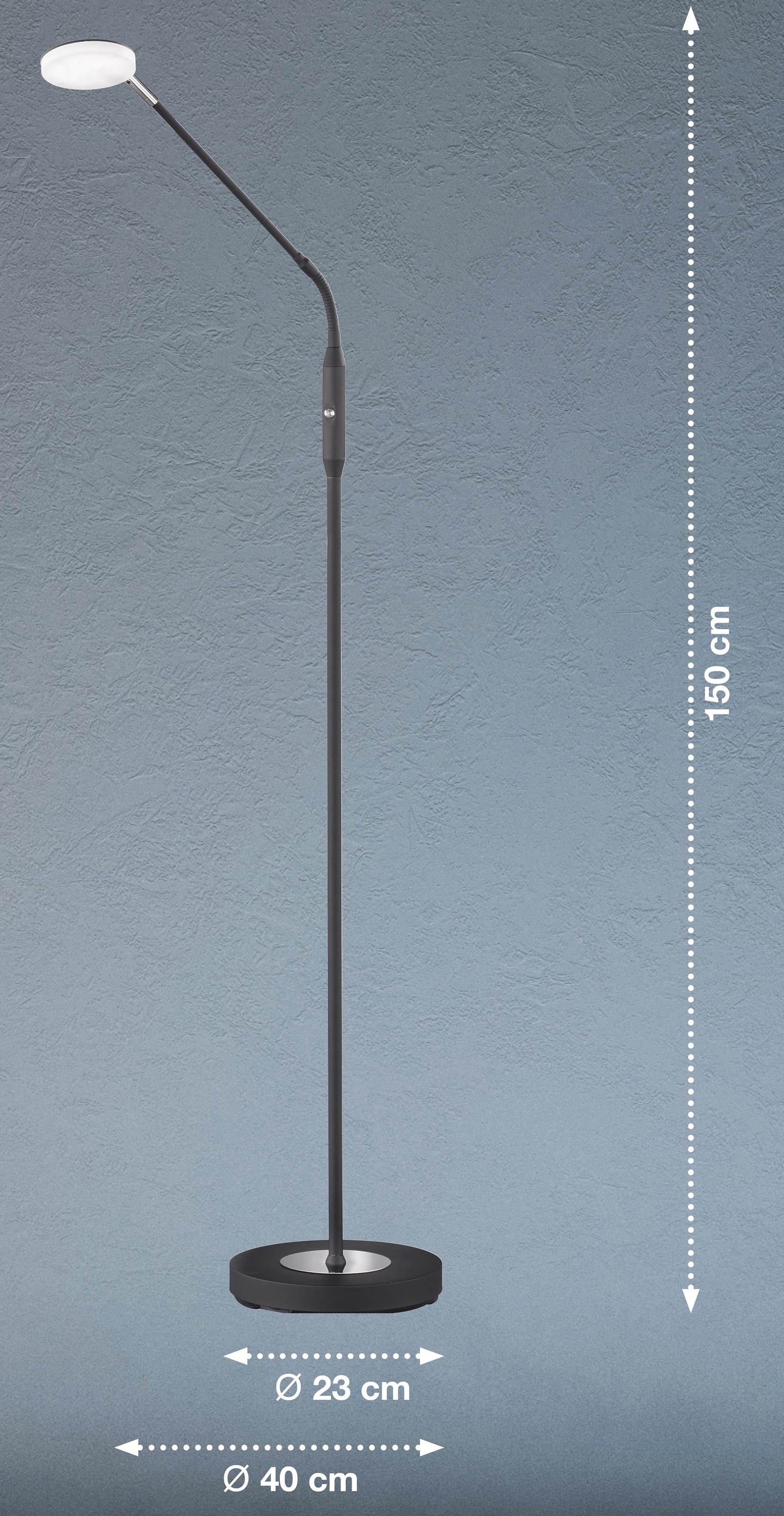 easy! BY FHL Stehlampe »Luna«, 1 flammig, Leuchtmittel LED-Modul | LED fest integriert