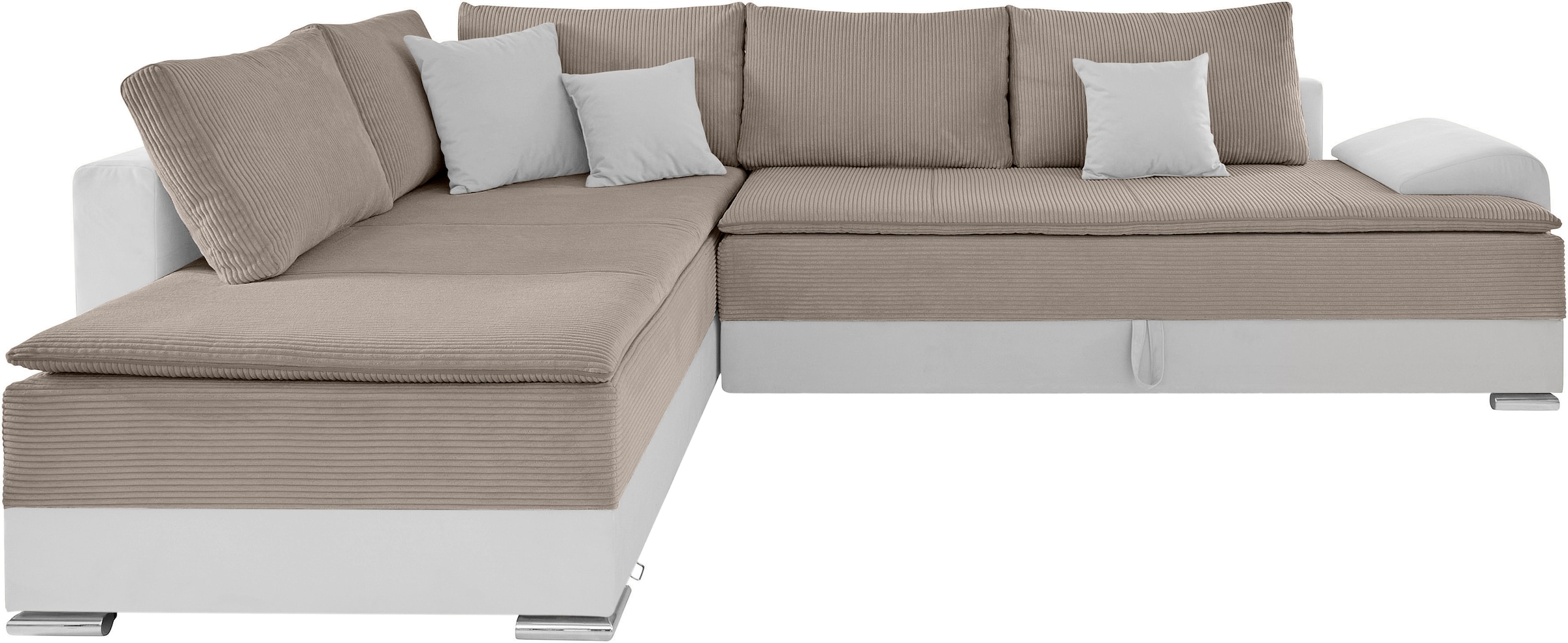 INOSIGN Ecksofa »Night & Day L-Form«, mit Boxspring Bettfunktion 180x200 cm, Dauerschläfer