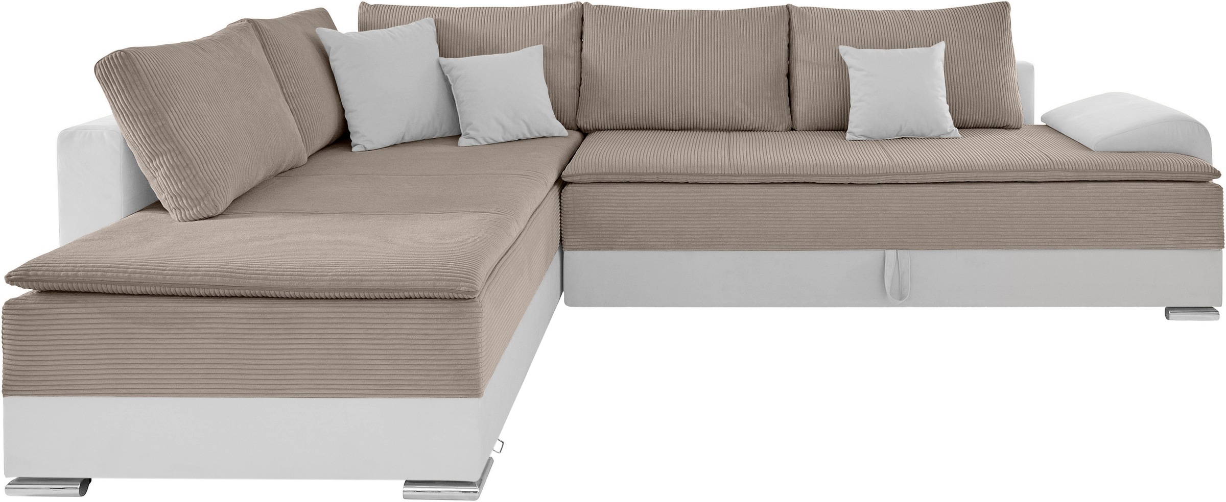 INOSIGN Ecksofa "Boxspringbett Night & Day L-Form mit Dauer-Schlaffunktion günstig online kaufen