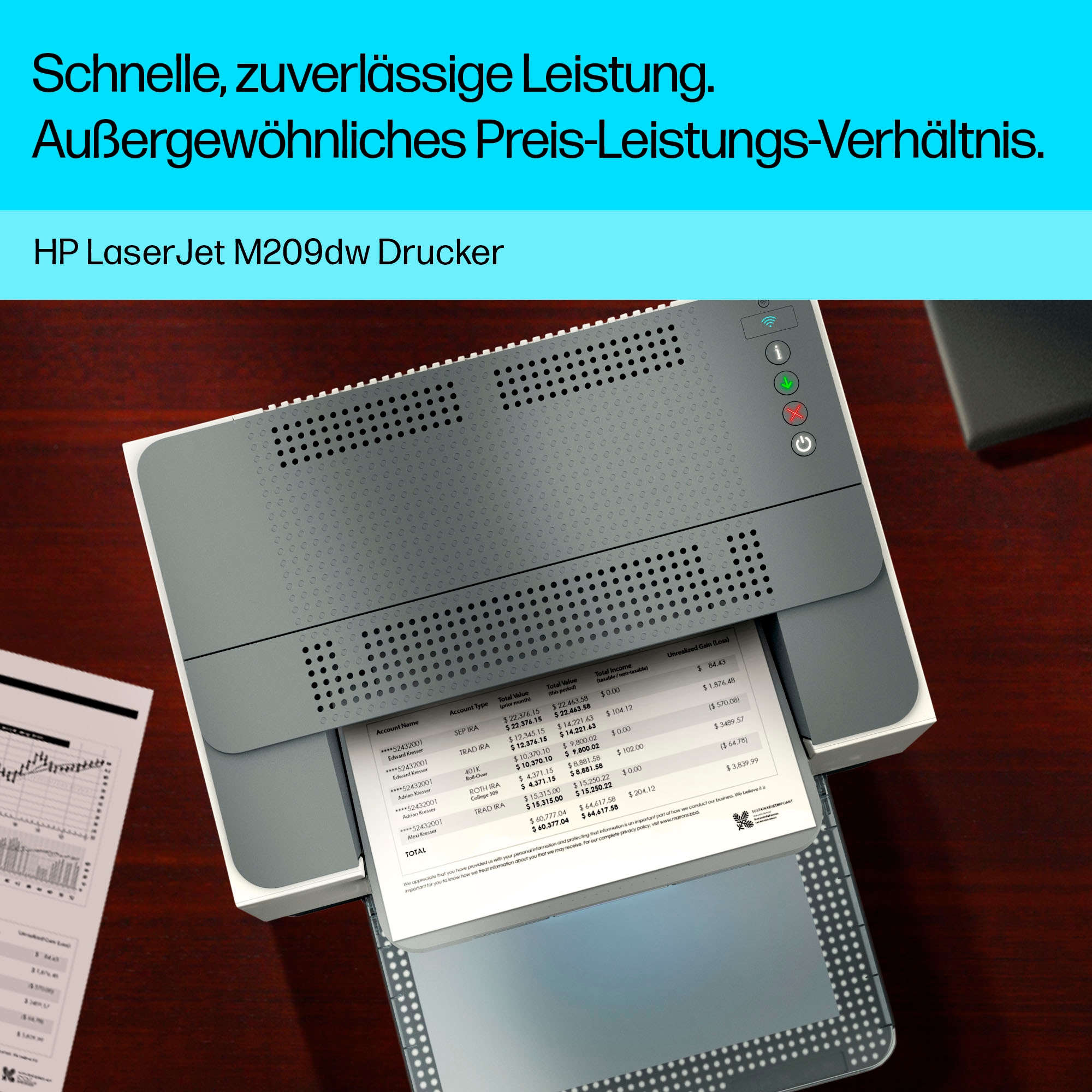 HP Laserdrucker »LaserJet M209dw«