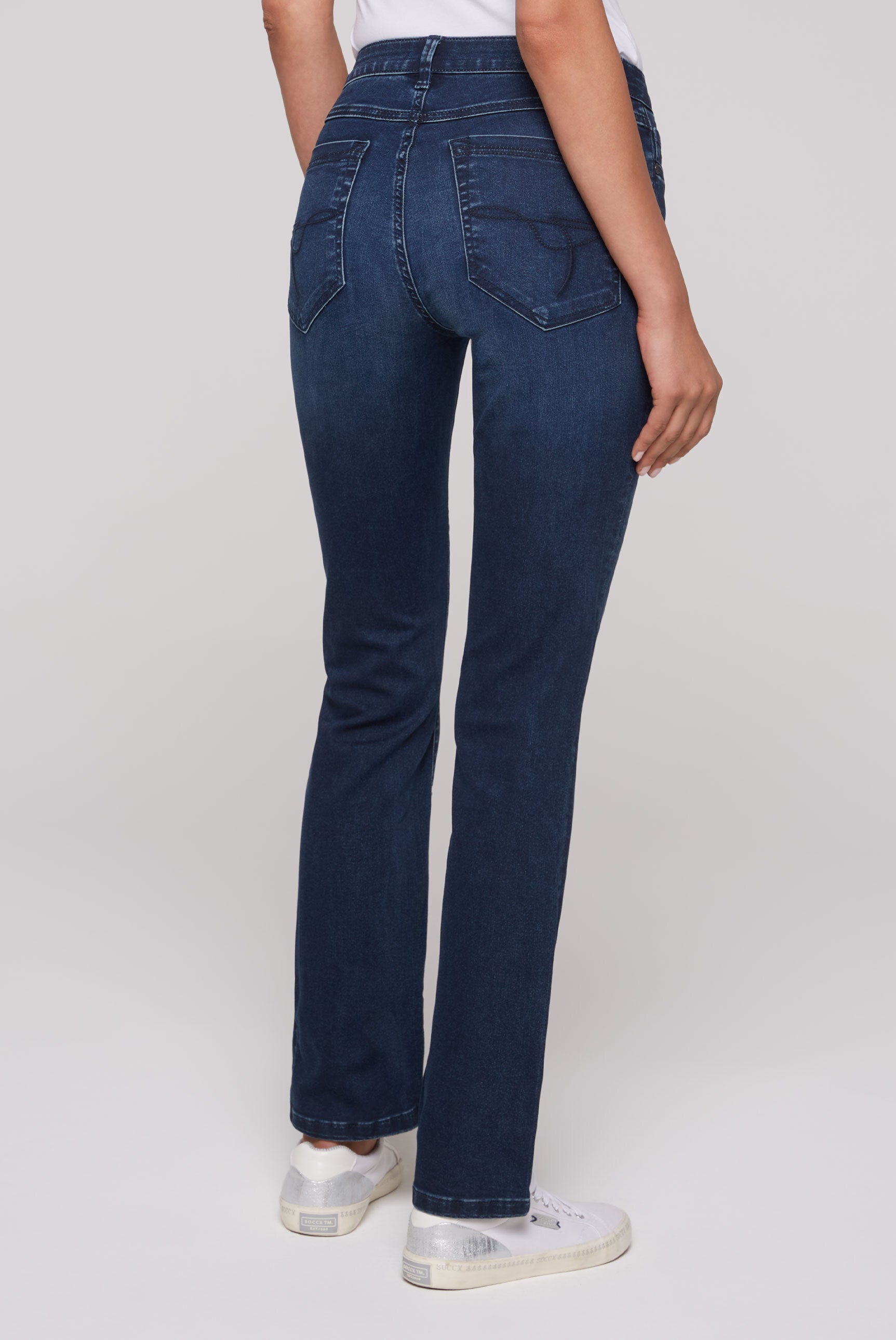 SOCCX Regular-fit-Jeans, mit normaler Leibhöhe