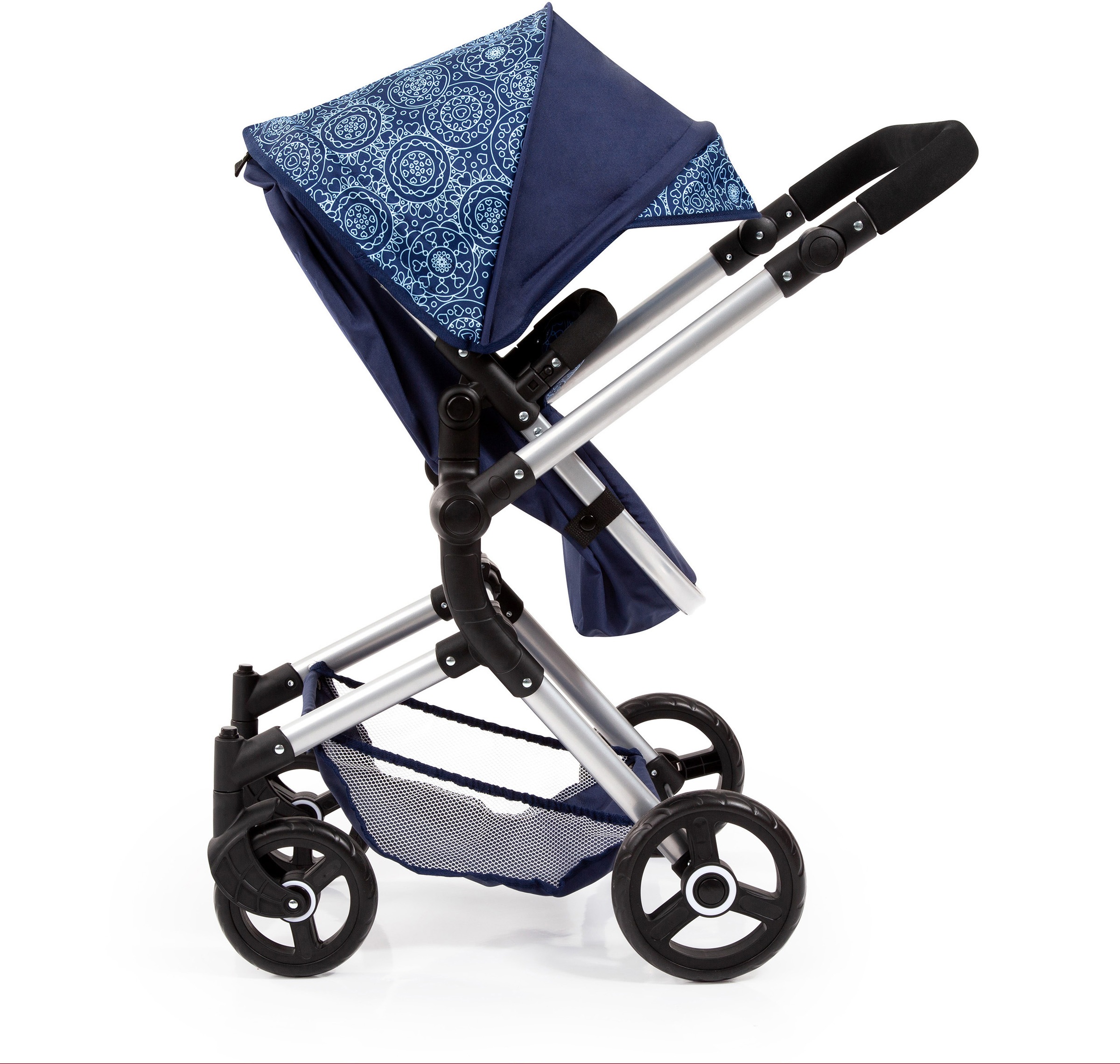 Bayer Kombi-Puppenwagen »Vario, Blau«, inkl. Wickeltasche