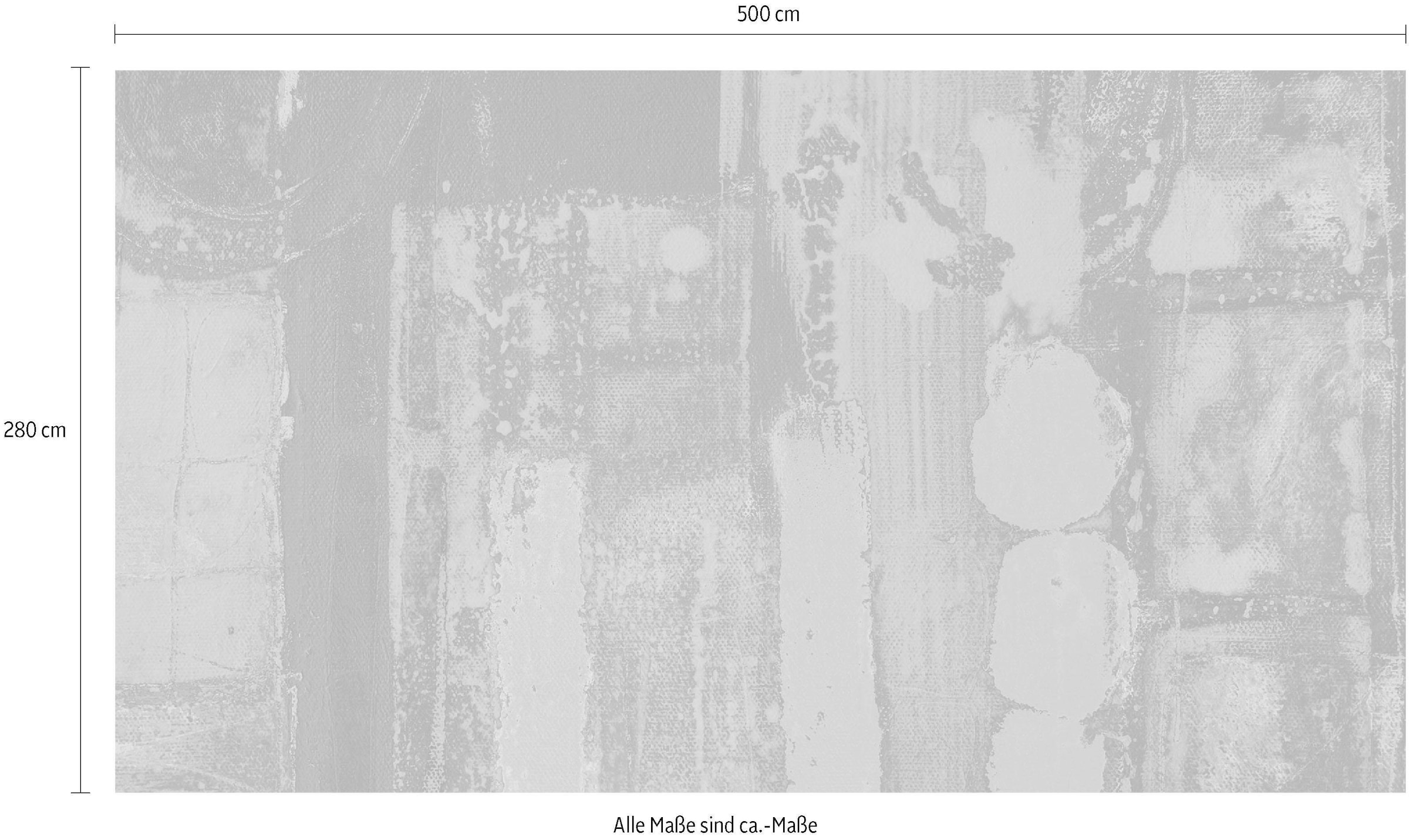 Komar Vliestapete »Digitaldruck Vlies - Stems Blooming - Größe 500 x 280 cm«, bedruckt, Wohnzimmer, Schlafzimmer