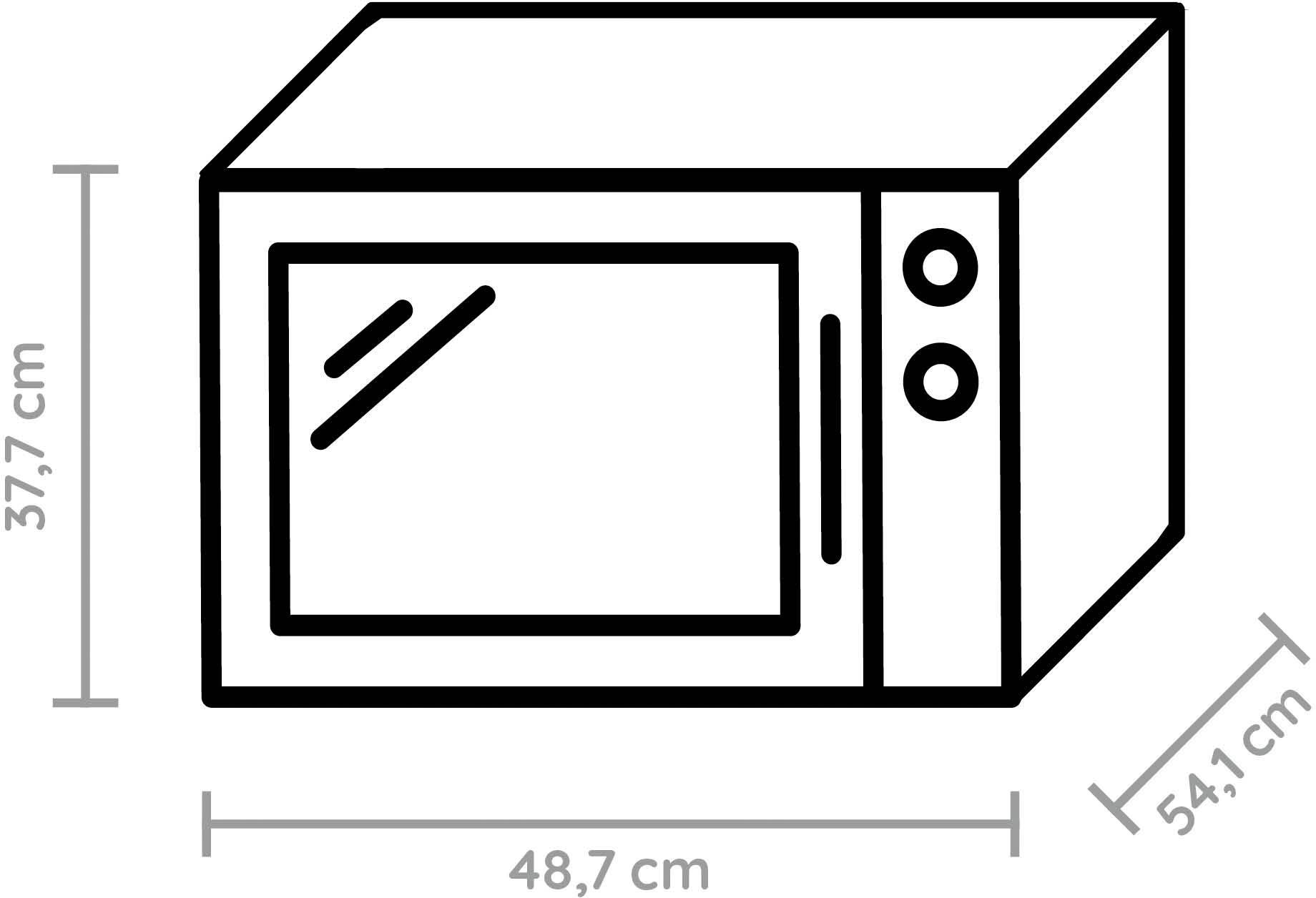 BAUKNECHT Mikrowelle »MW 179 IN«, Grill und Heißluft, 1200 W