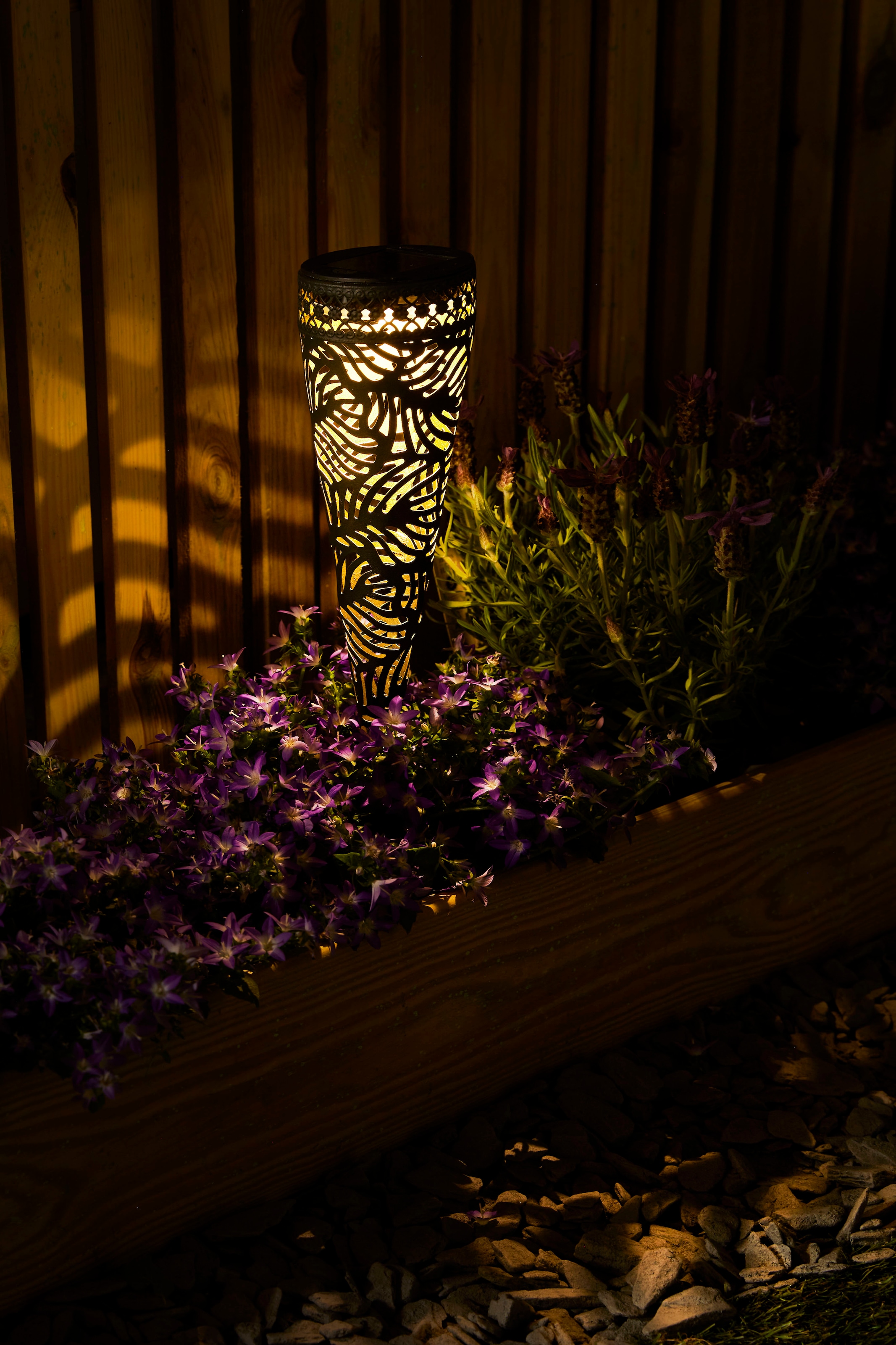 LUXFORM Gartenleuchte »Luxform Solar Torch Jersey, set of 2«, Leuchtmittel LED-Modul | LED fest integriert, LED-Gartenleuchte, Solarenergie, warmweiß, aus Metall, IP44