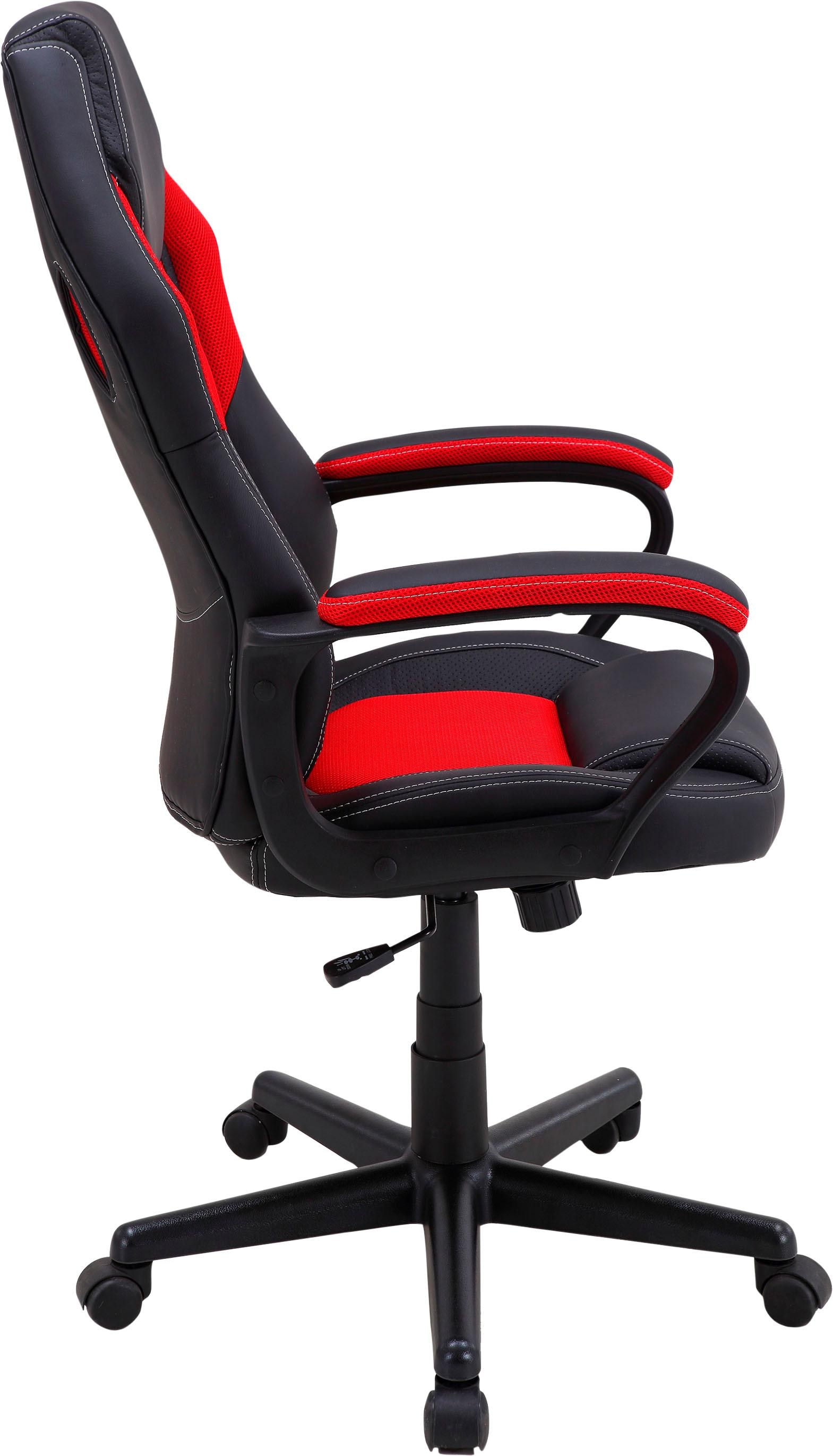 Homexperts Chefsessel »Manta«, Kunstleder-Netzstoff, Gamingchair passend zum Gamingtisch Tron