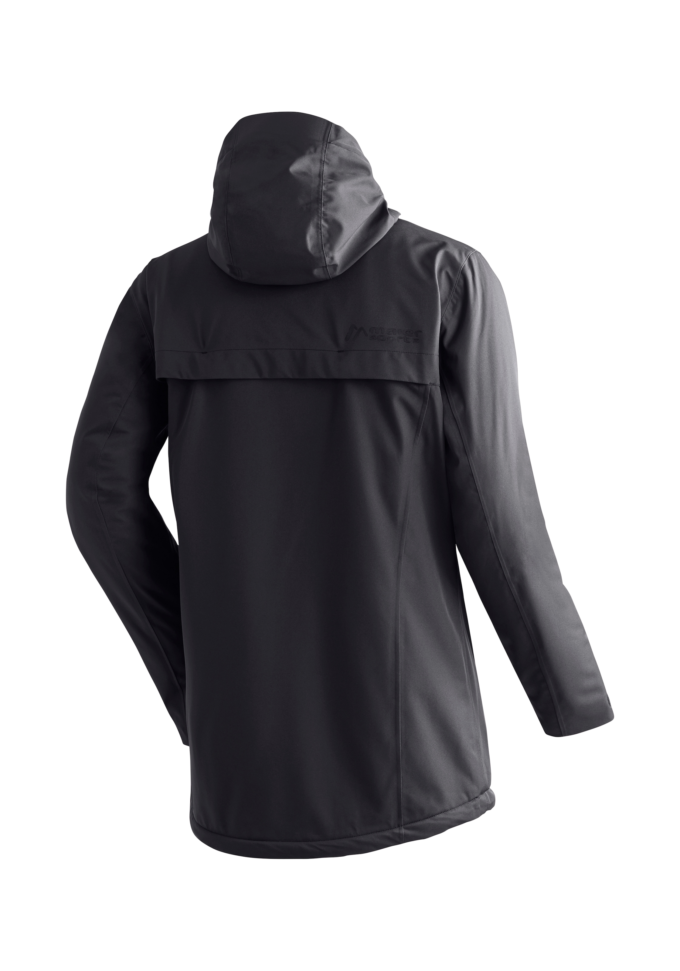 Maier Sports Winterjacke »Peyor long« warme Herren Regenjacke, wattierter Parka, wasserdicht + atmungsaktiv