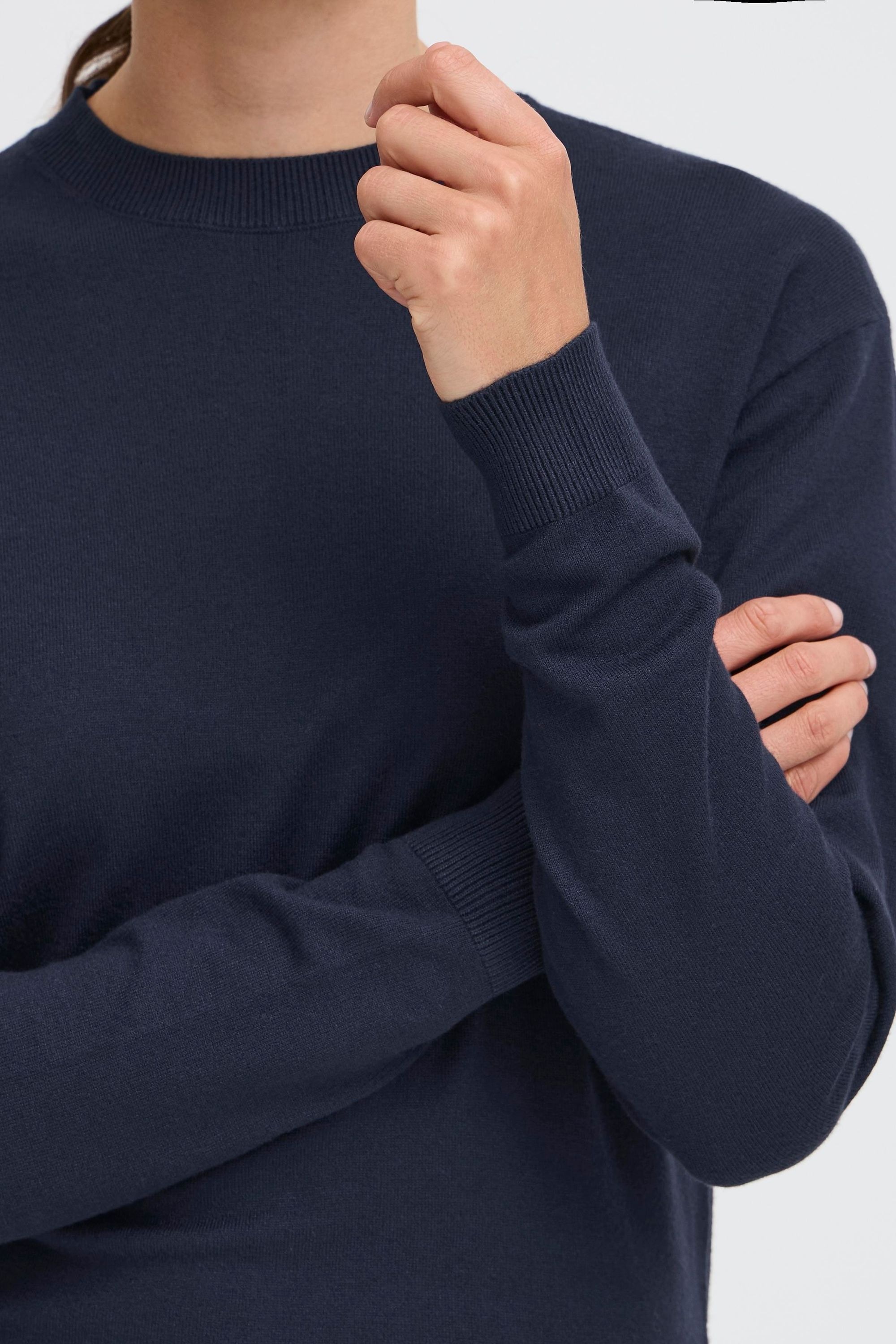 OXMO Strickfleece-Pullover »Strickpullover OXISCANNY LS«