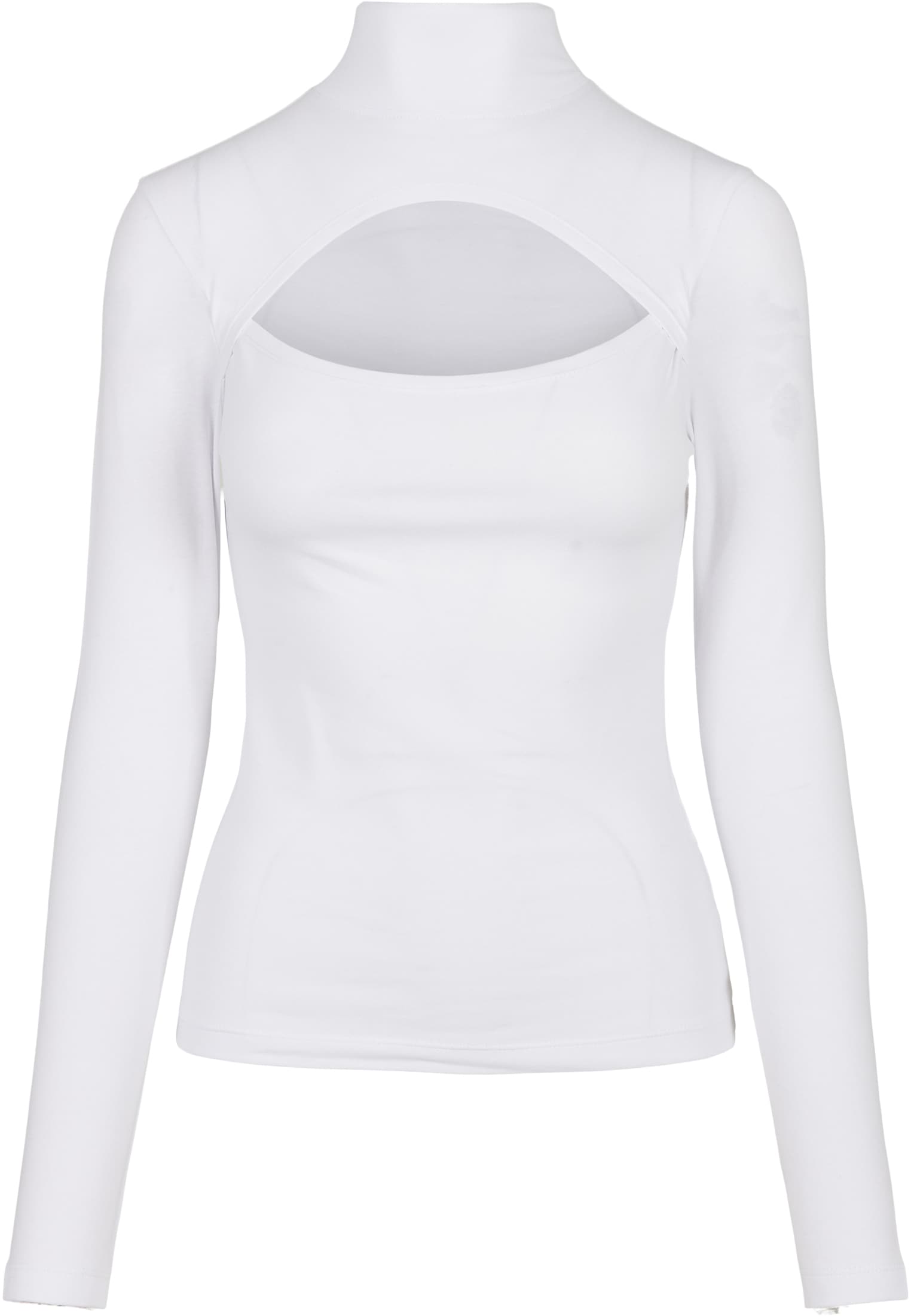 URBAN CLASSICS Longsleeve«, Langarmshirt Ladies Turtleneck für BAUR tlg.) »Damen Cut-Out kaufen (1 