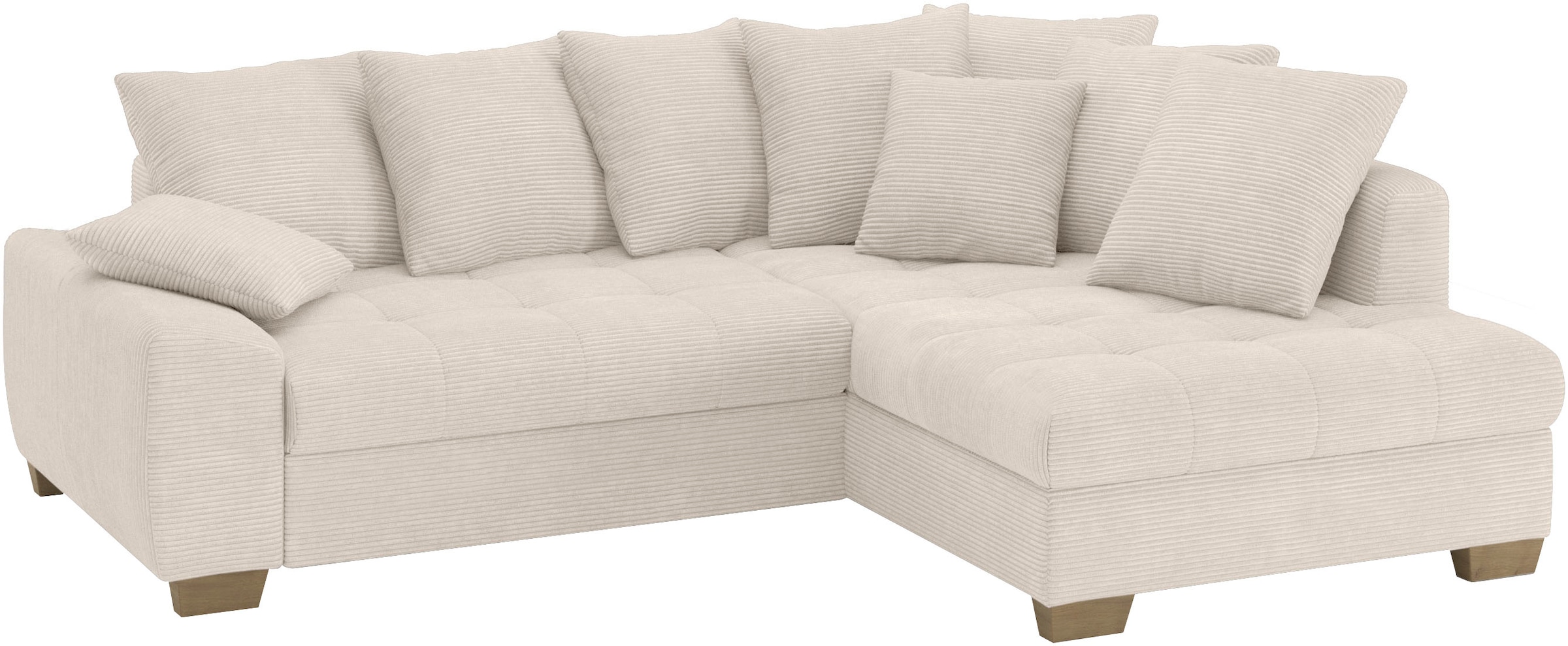 Mr. Couch Ecksofa "Nikita II, L-Form", Wahlweise mit Bettfunktion, Bettkast günstig online kaufen