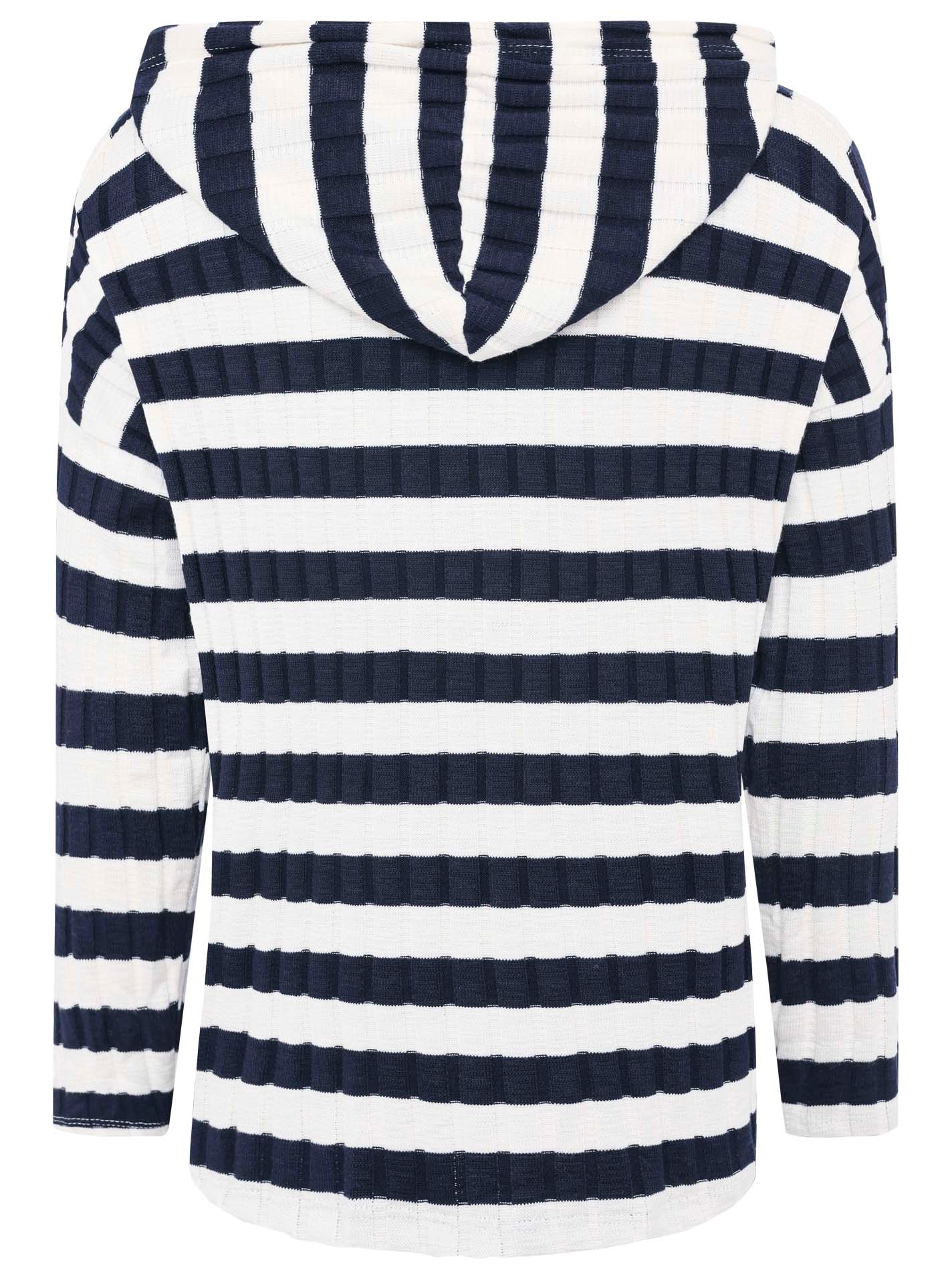 Zwillingsherz Hoodie »"Streifen"«, One Size, Kordelzug, Regular Fit, Kapuze, gestreift