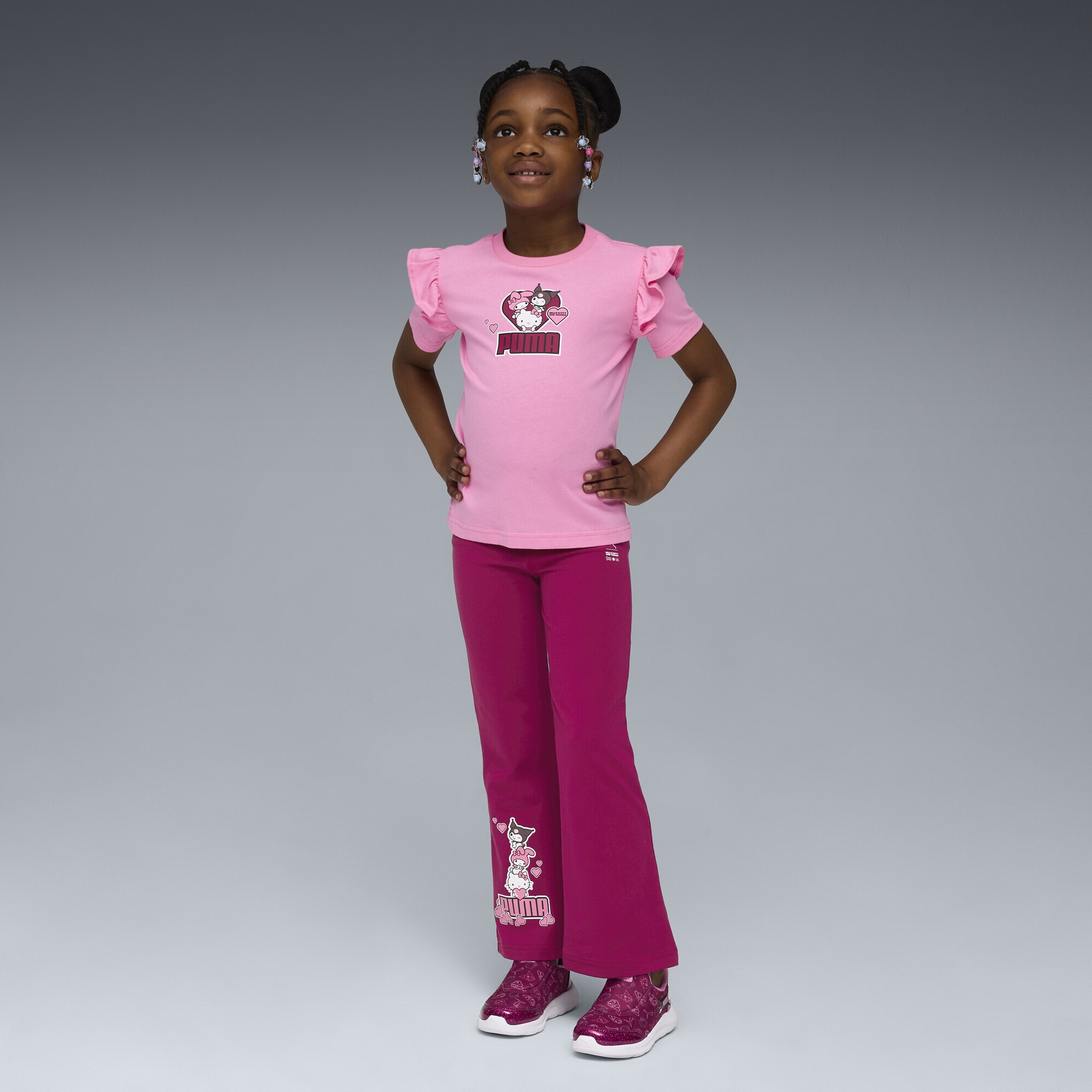 PUMA T-Shirt »PUMA x HELLO KITTY AND FRIENDS Ruffle T-Shirt Mädchen«