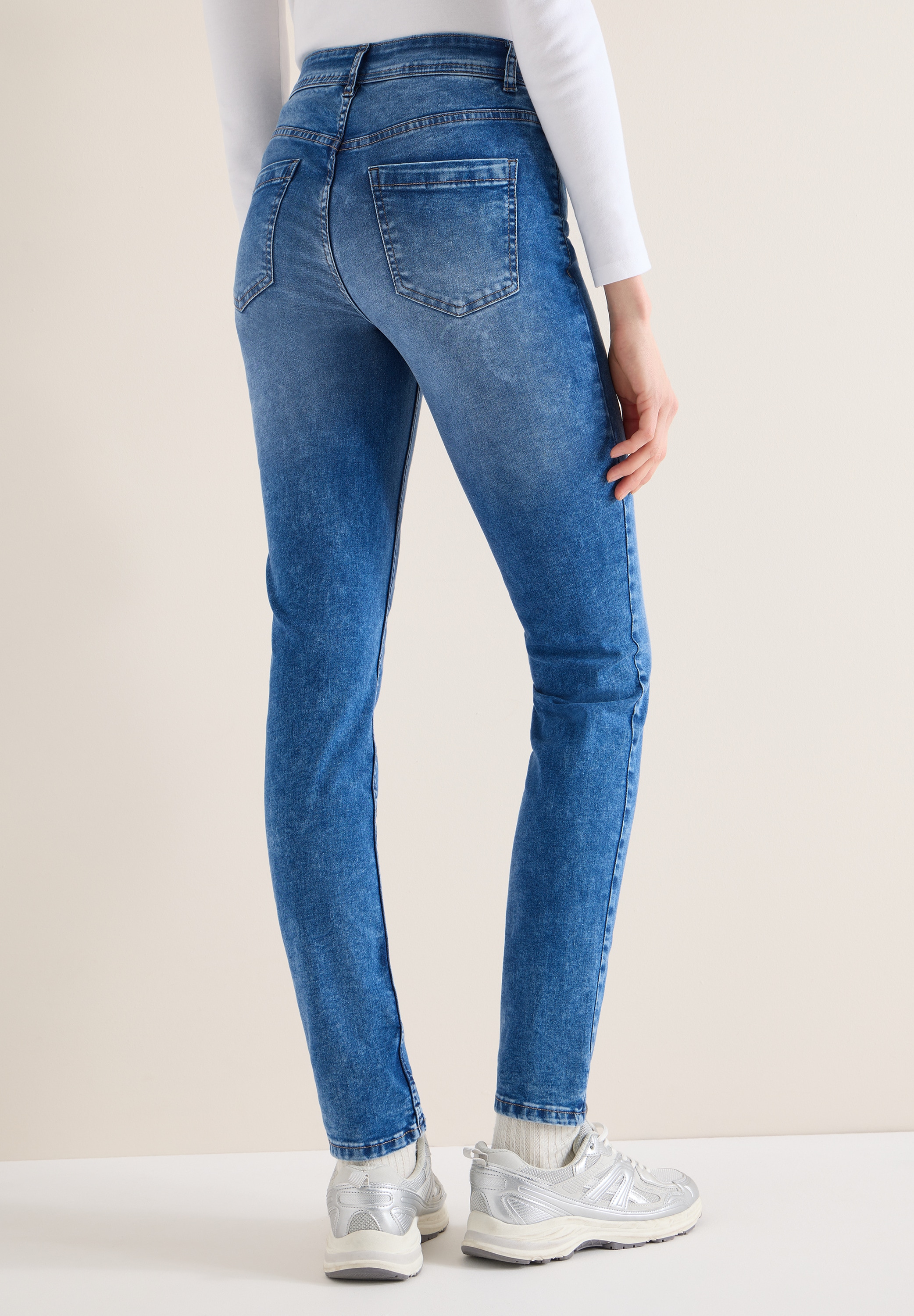 Cecil Slim-fit-Jeans High Waist günstig online kaufen
