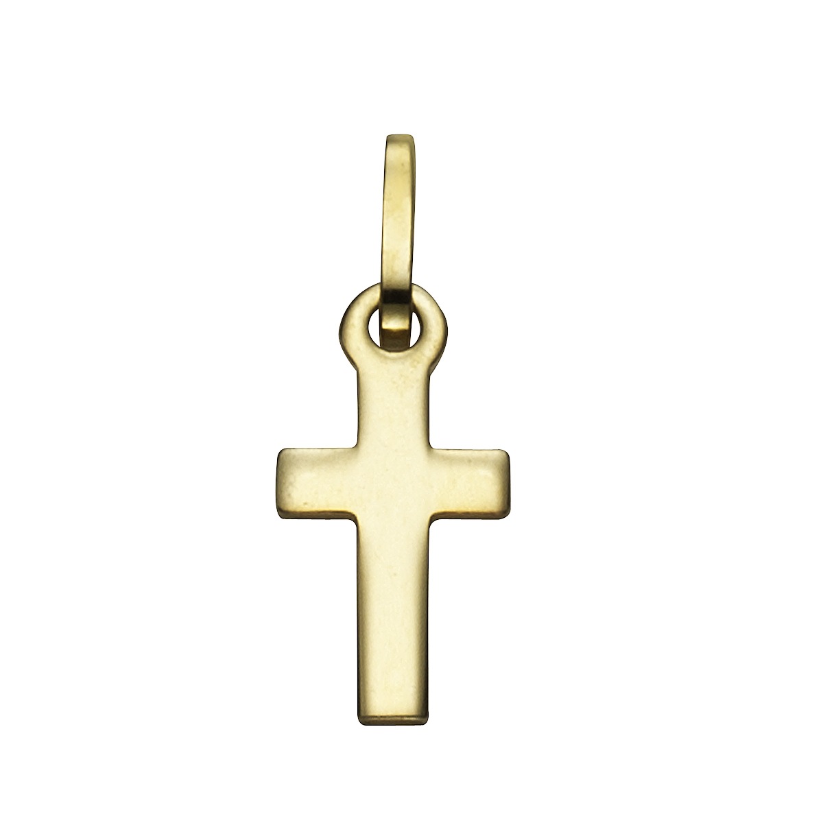 Kettenanhänger VIVANCE "333 Gold Motiv Kreuz", gelb, Schmuckanhänger, Damen, one-size, Gold, 0,2 g, Kettenanhänger