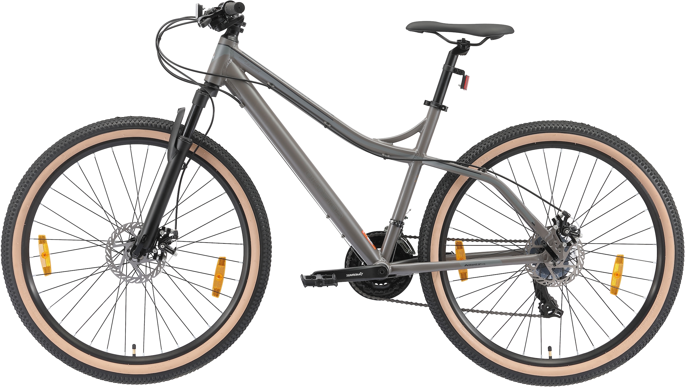 Bikestar Mountainbike 21 Gang Shimano RD-TY300 Schaltwerk Kettenschaltung für Damen und Herren, Kettenschaltung