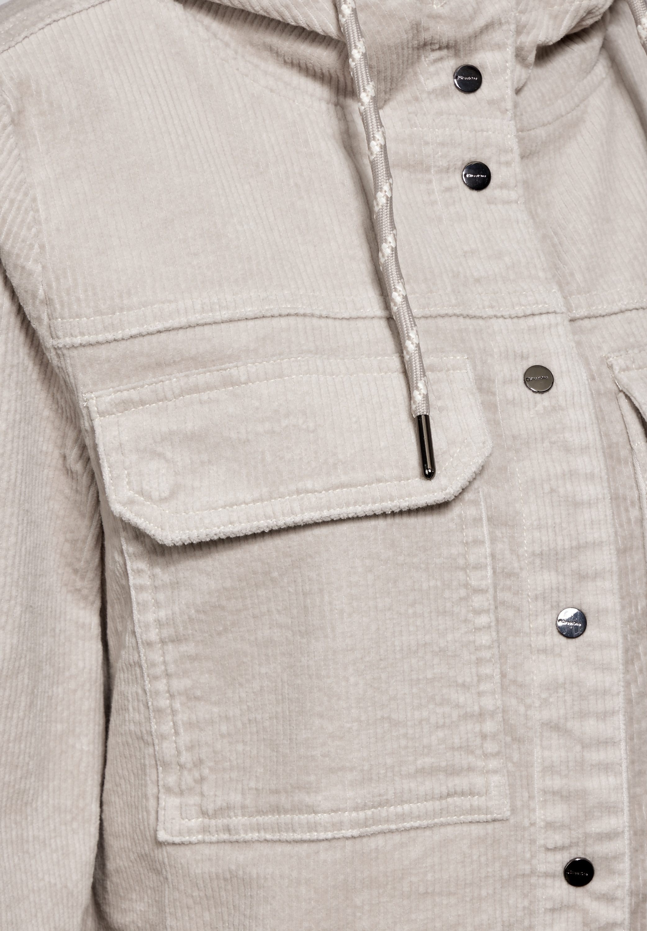 STREET ONE Cordjacke, mit Kapuze, mit Kapuze