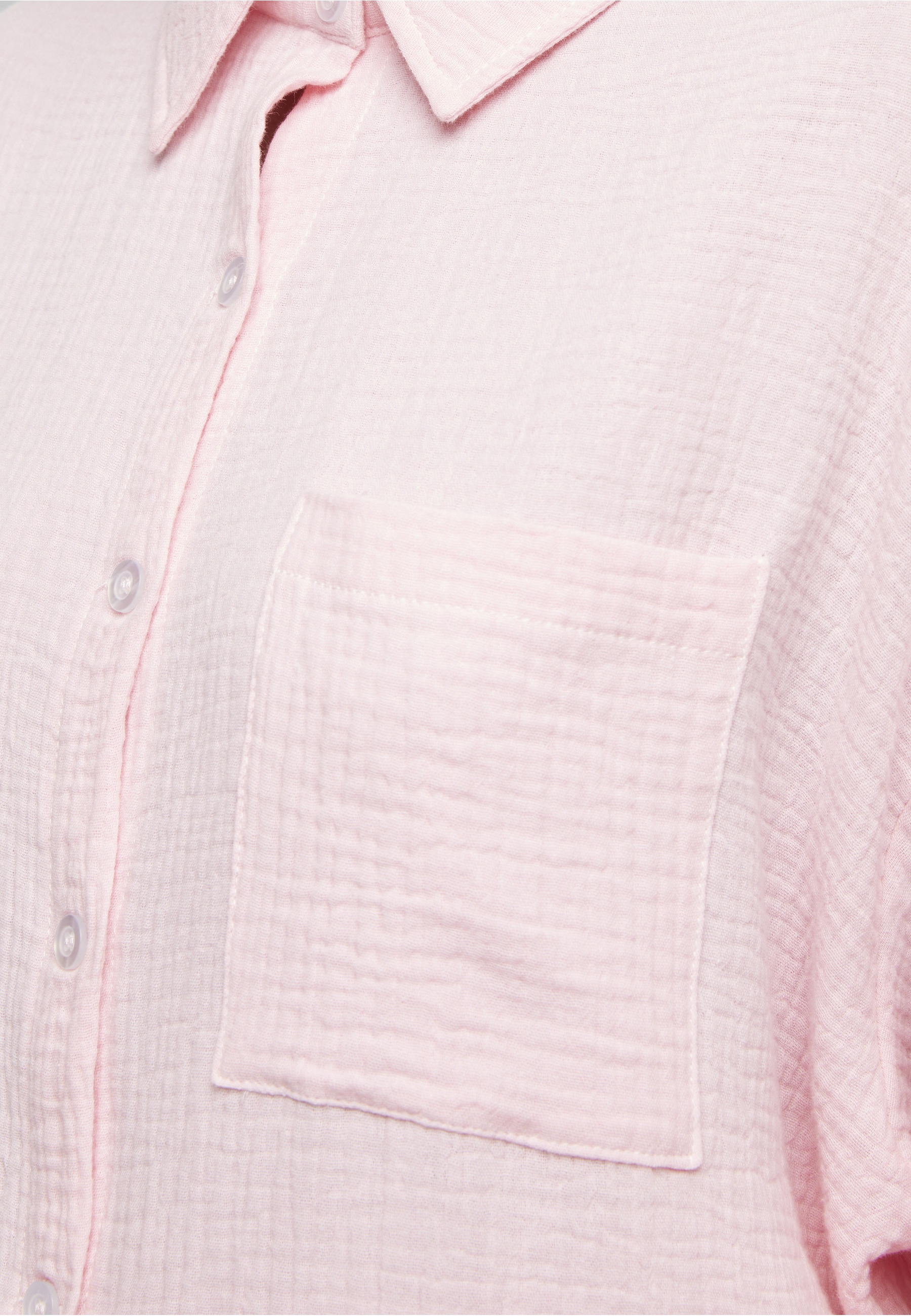 URBAN CLASSICS Klassische Bluse »Urban Classics Ladies Oversized Musselin Blouse«