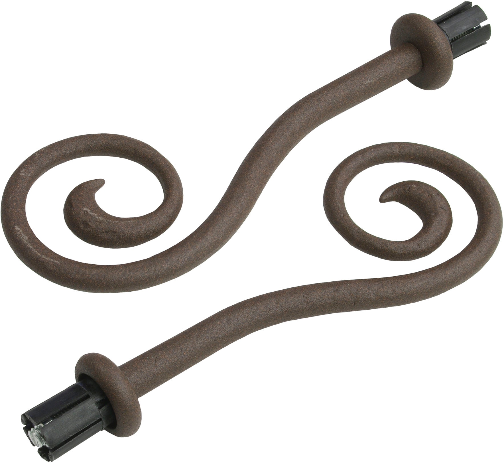 Liedeco Gardinenstangen-Endstück "Endstück, Endknopf Spirale "Esperanca" für 16 mm Stangen", (2 St.), Endstück, Endknopf