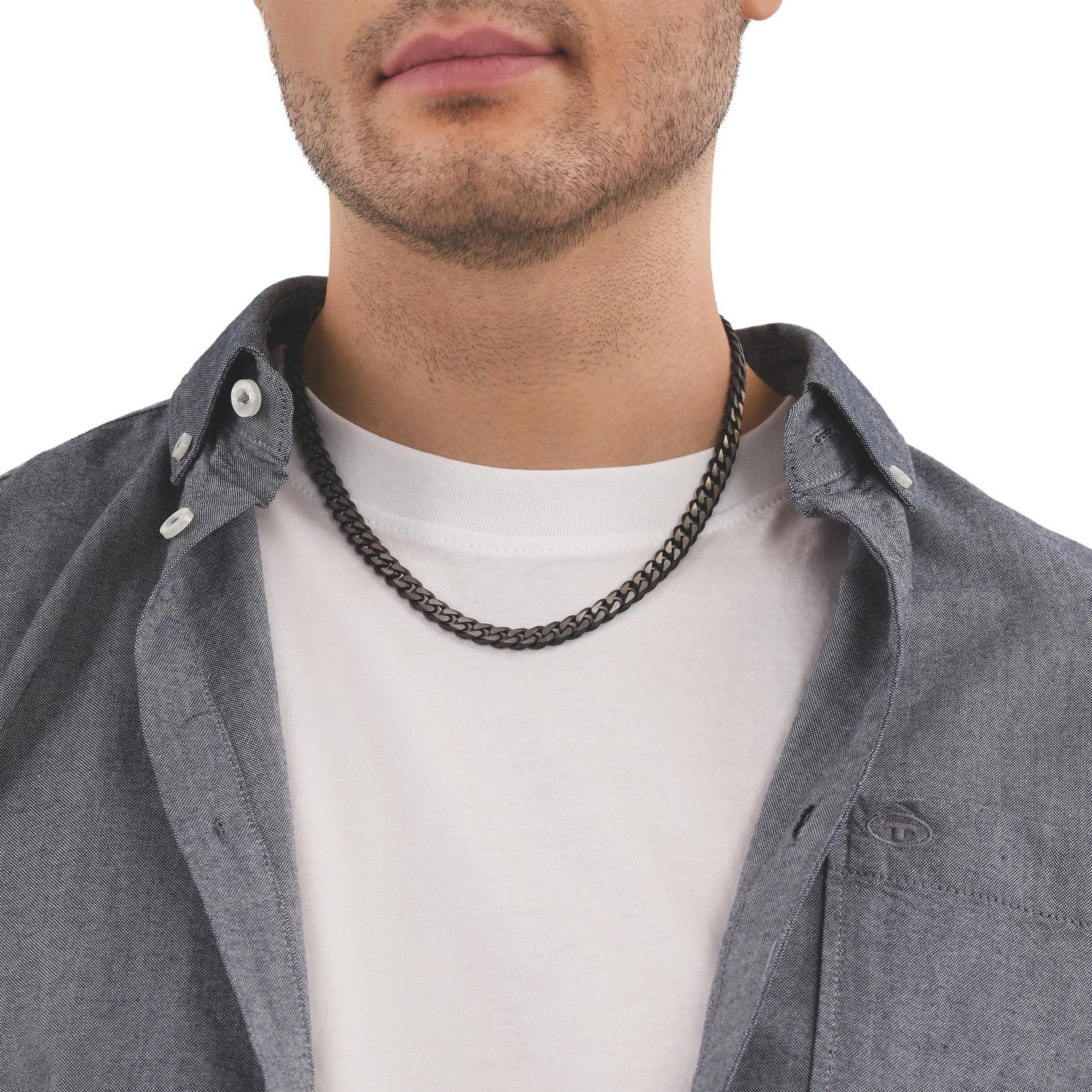 TOM TAILOR Kette ohne Anhänger »Schmuck Geschenk Edelstahl Panzerkettenglieder«