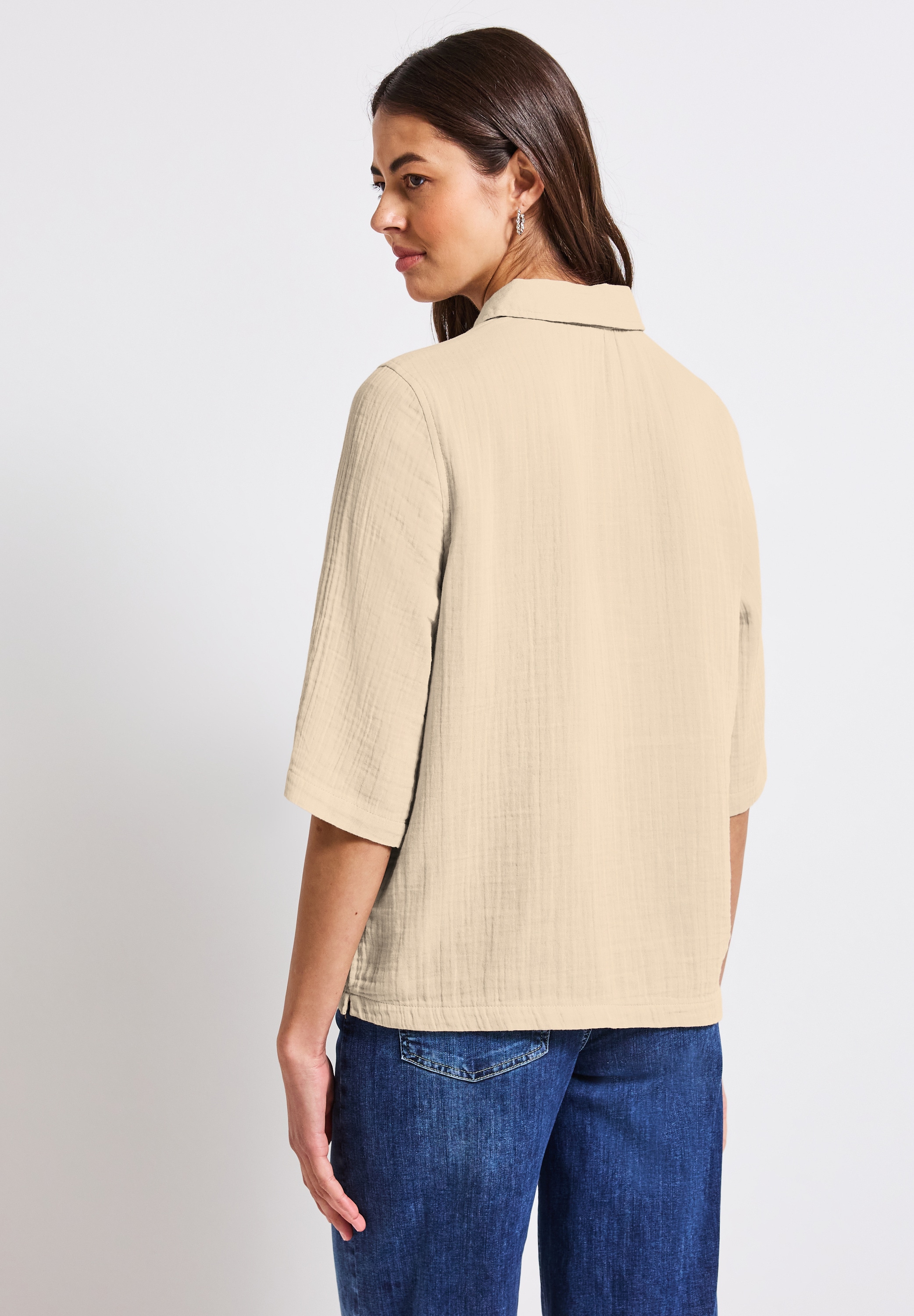 STREET ONE Hemdbluse, mit Knopfleiste