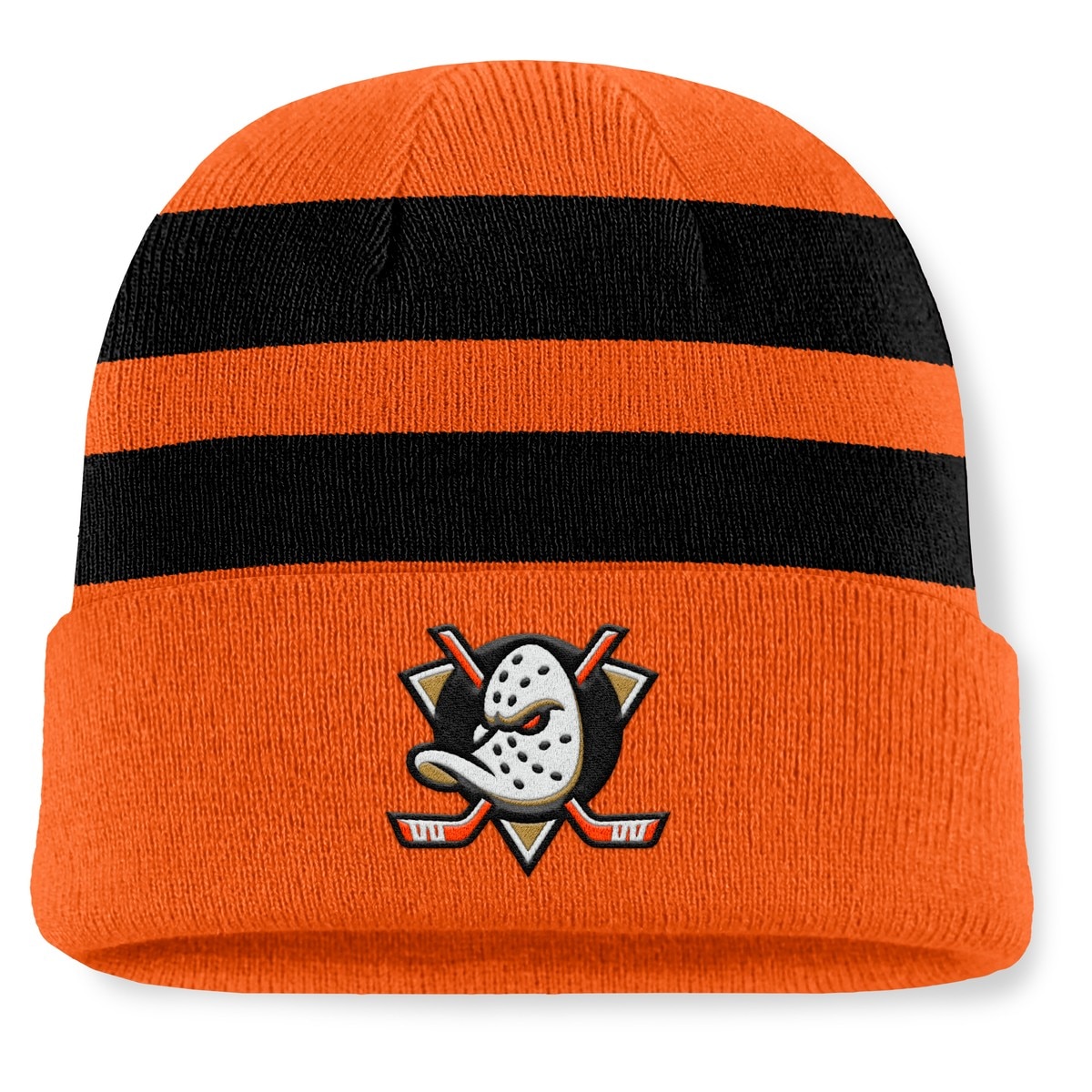 Fanatics Bommelmütze "Fanatics Mütze Anaheim Ducks Swipe Cuffed Beanie"