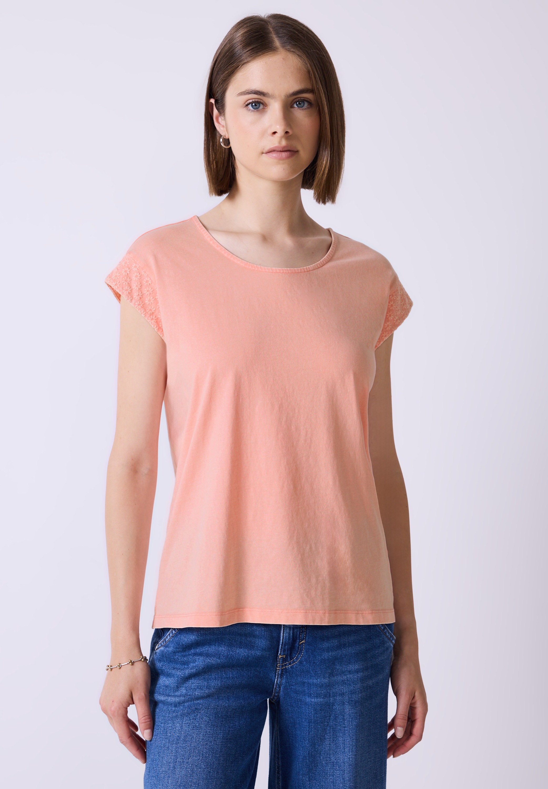 STREET ONE STUDIO T-Shirt, aus reiner Baumwolle günstig online kaufen