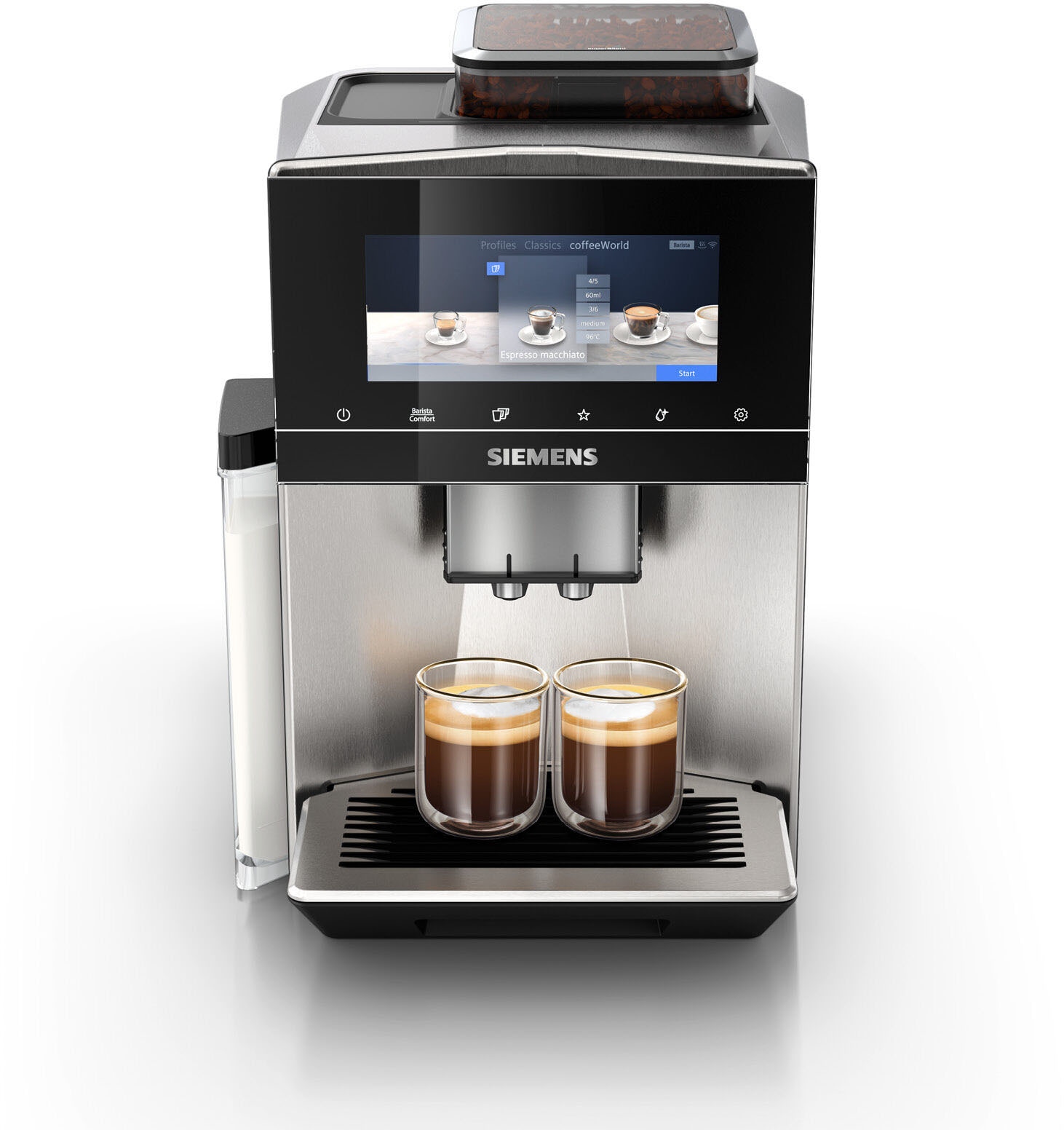 SIEMENS Kaffeevollautomat "EQ900 TQ903D43, intuitives 6,8" TFT-Display, Ger günstig online kaufen