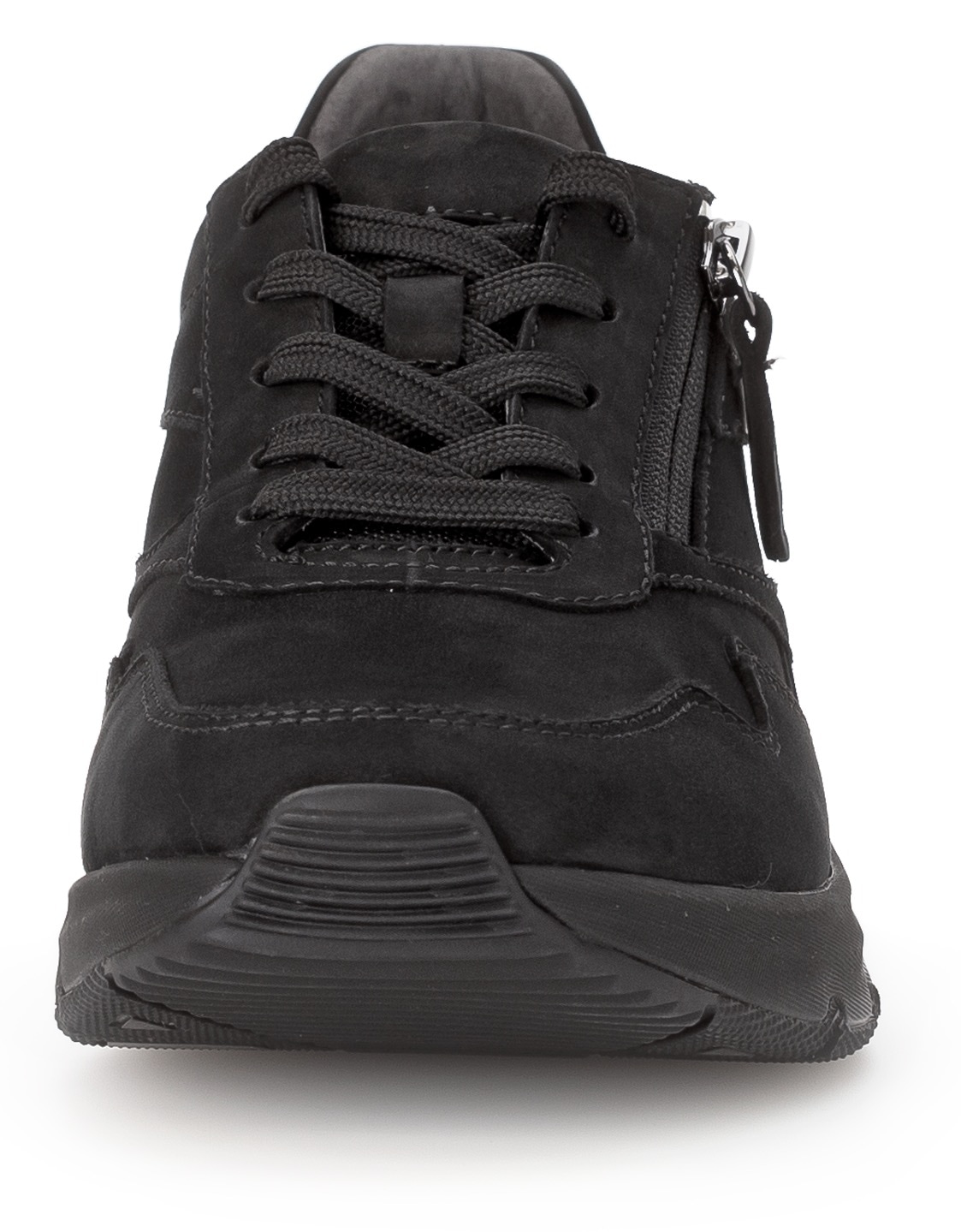 Gabor Rollingsoft Keilsneaker, Freizeitschuh, Halbschuh, Schnürschuh, Logoschriftzug an der Ferse
