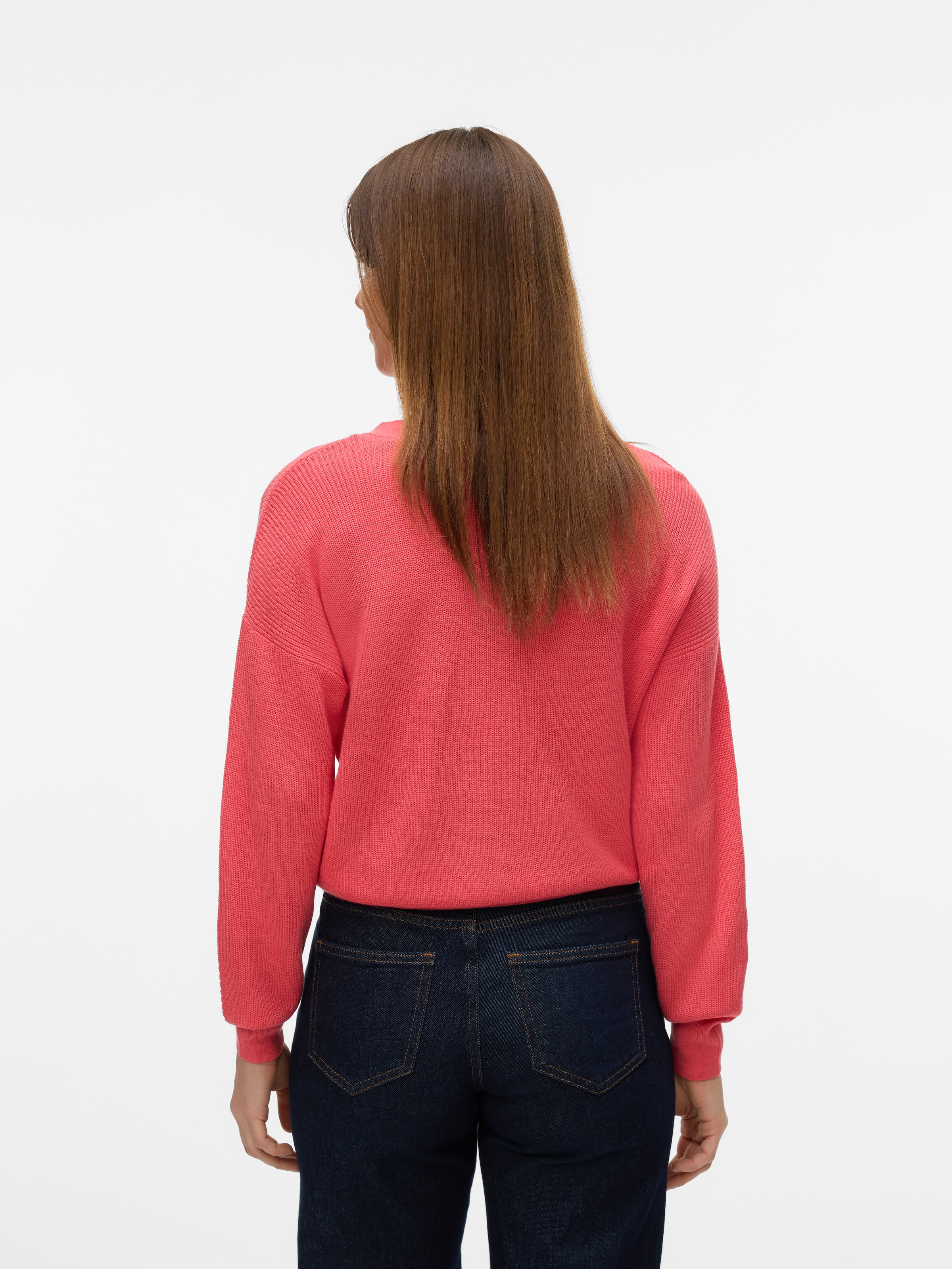 Vero Moda Strickjacke »VMNEWLEXSUN LS SHORT V-NECK CAR GA NOOS«