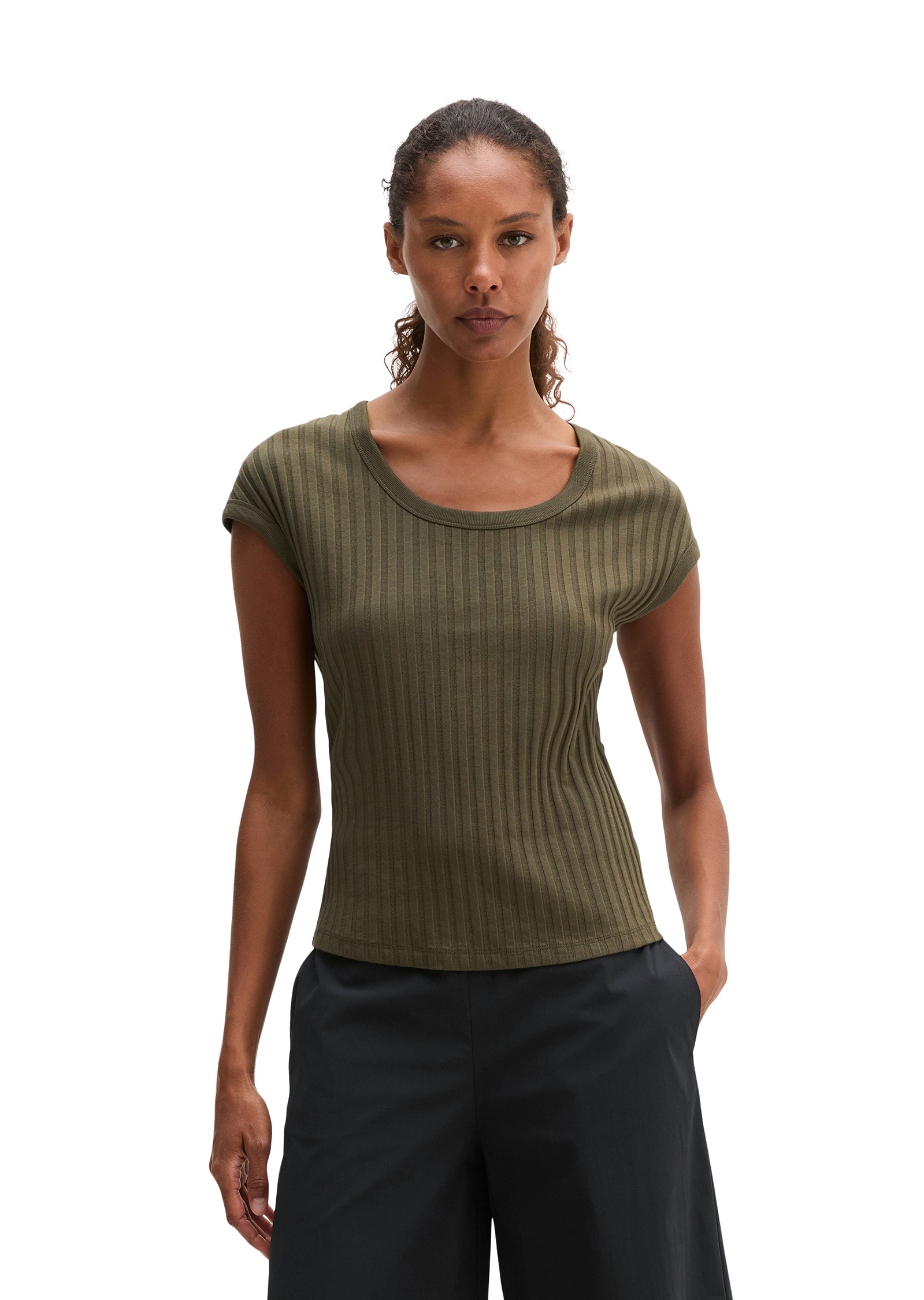 Marc OPolo T-Shirt "aus softem Modal-Organic-Cotton-Mix"