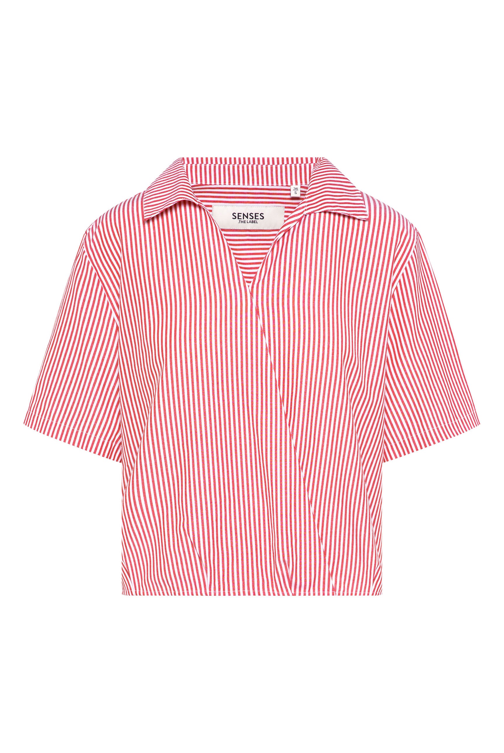 SENSES.THE LABEL Schlupfbluse mit Kellerfalte im Rücken
