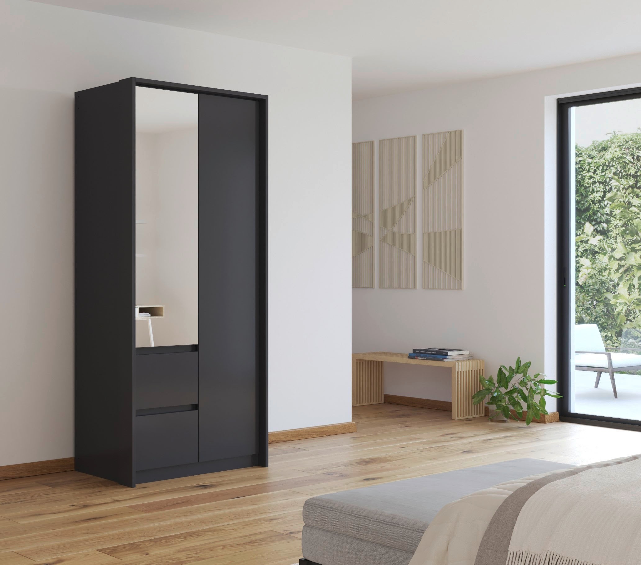 rauch Drehtürenschrank "Mainz mit Spiegel und Passepartout" optional mit Be günstig online kaufen