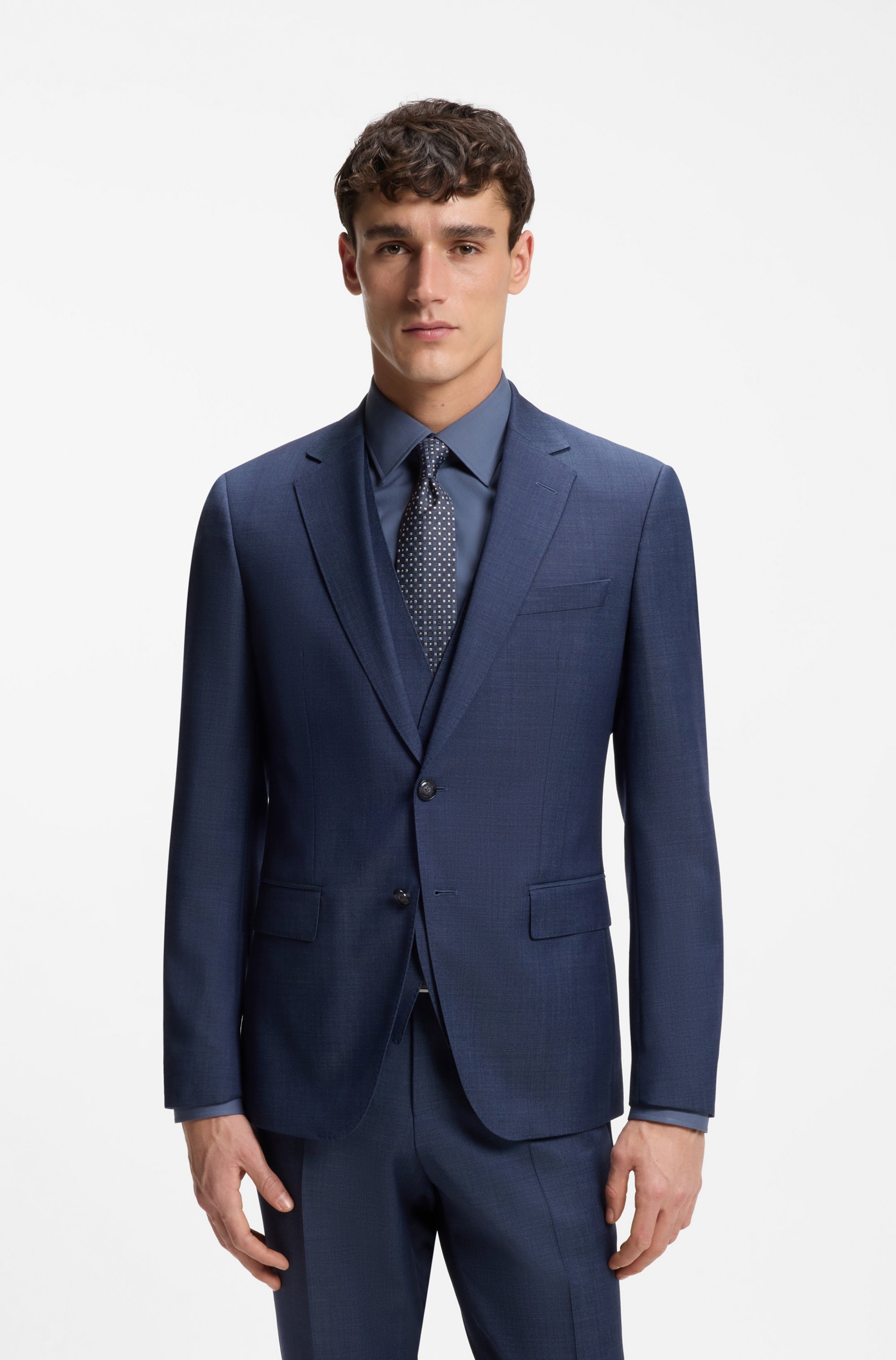 BOSS Krawatte "H-Tie 7,5 cm" mit Jacquard-Struktur günstig online kaufen