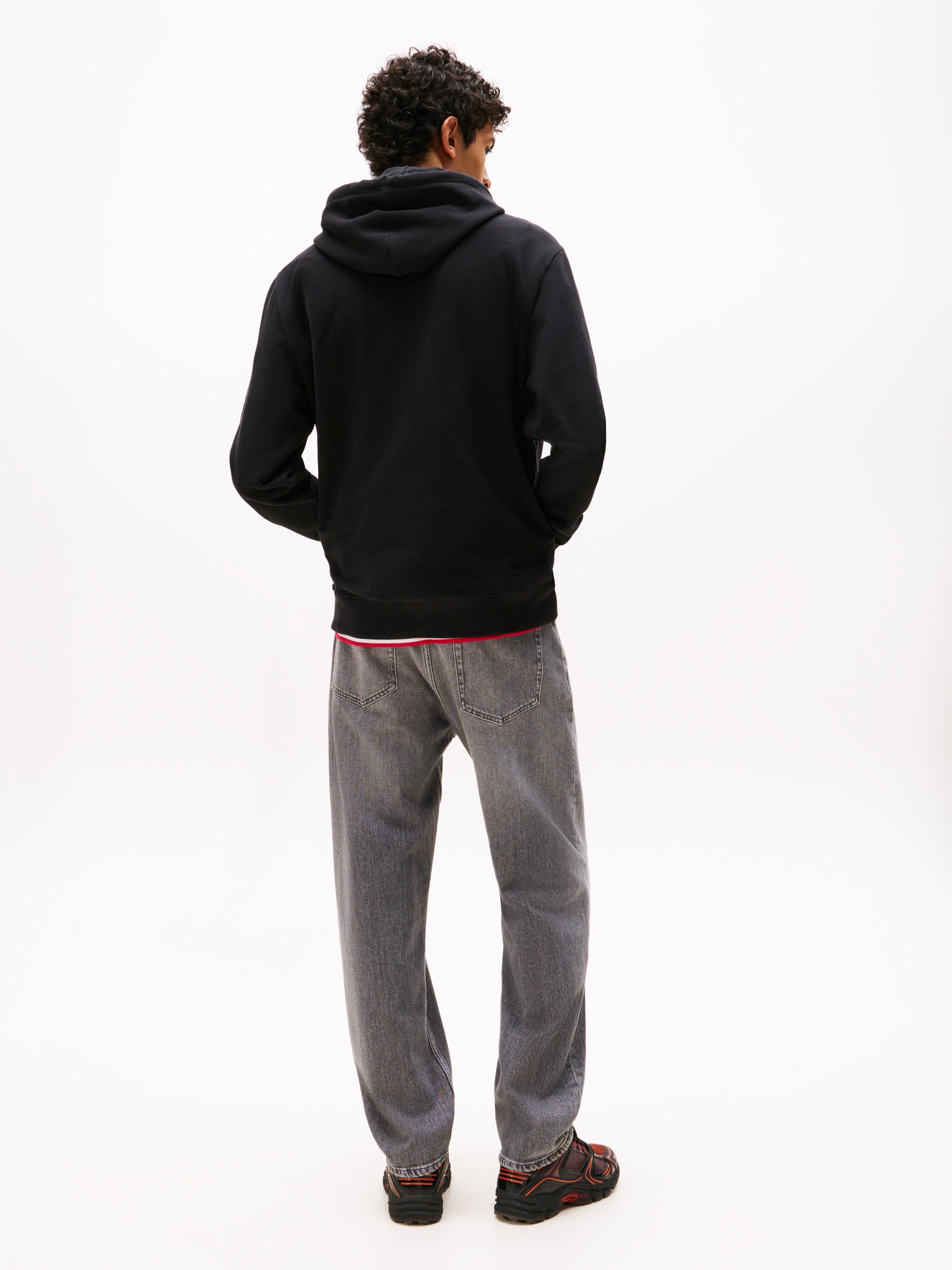 Tommy Jeans Hoodie »TJM RWB FLAG«, Regular Fit, Sweatshirt, mehrfarbiger Print