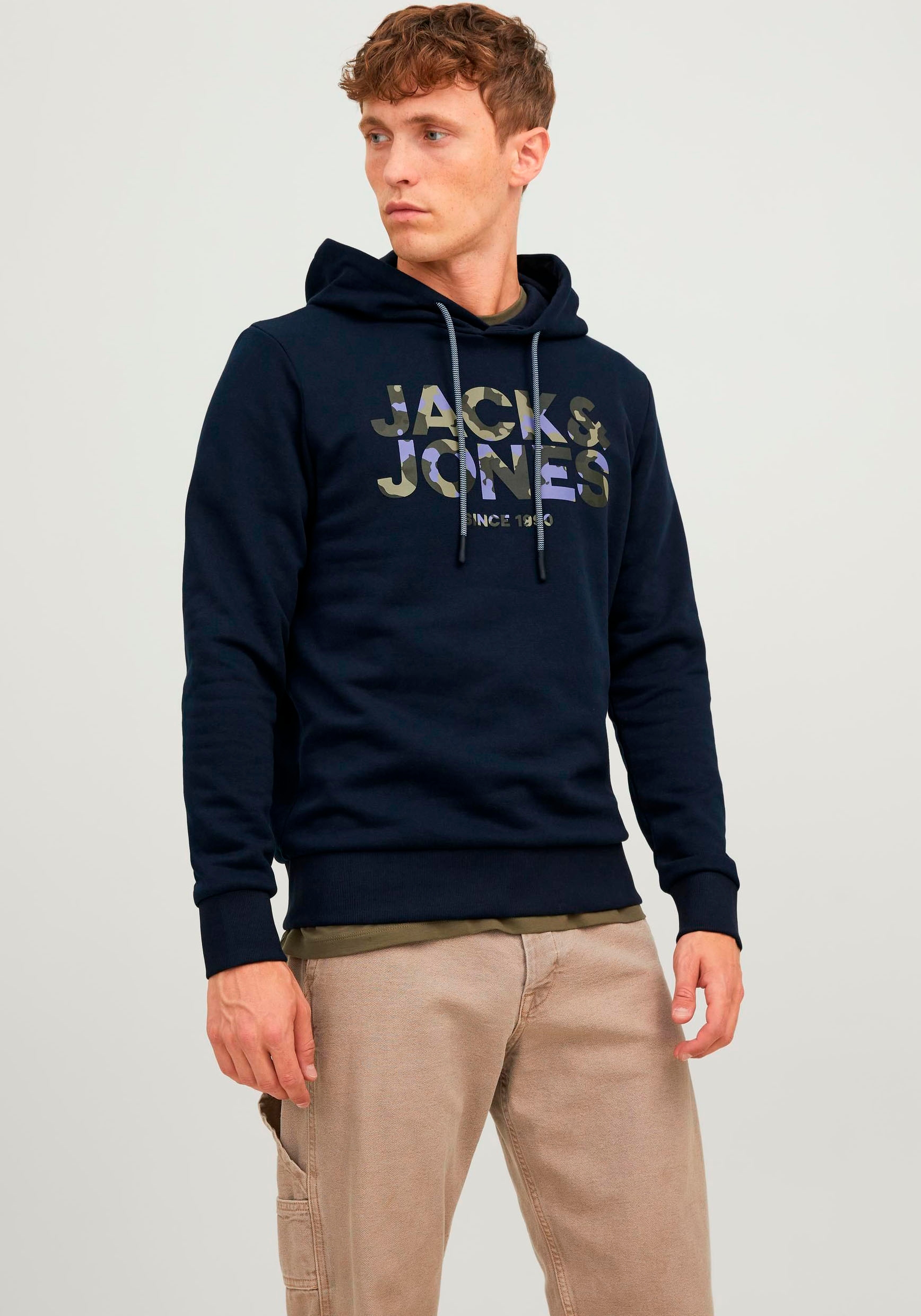 Jack & Jones Kapuzensweatshirt "JJJAMES SWEAT HOOD"