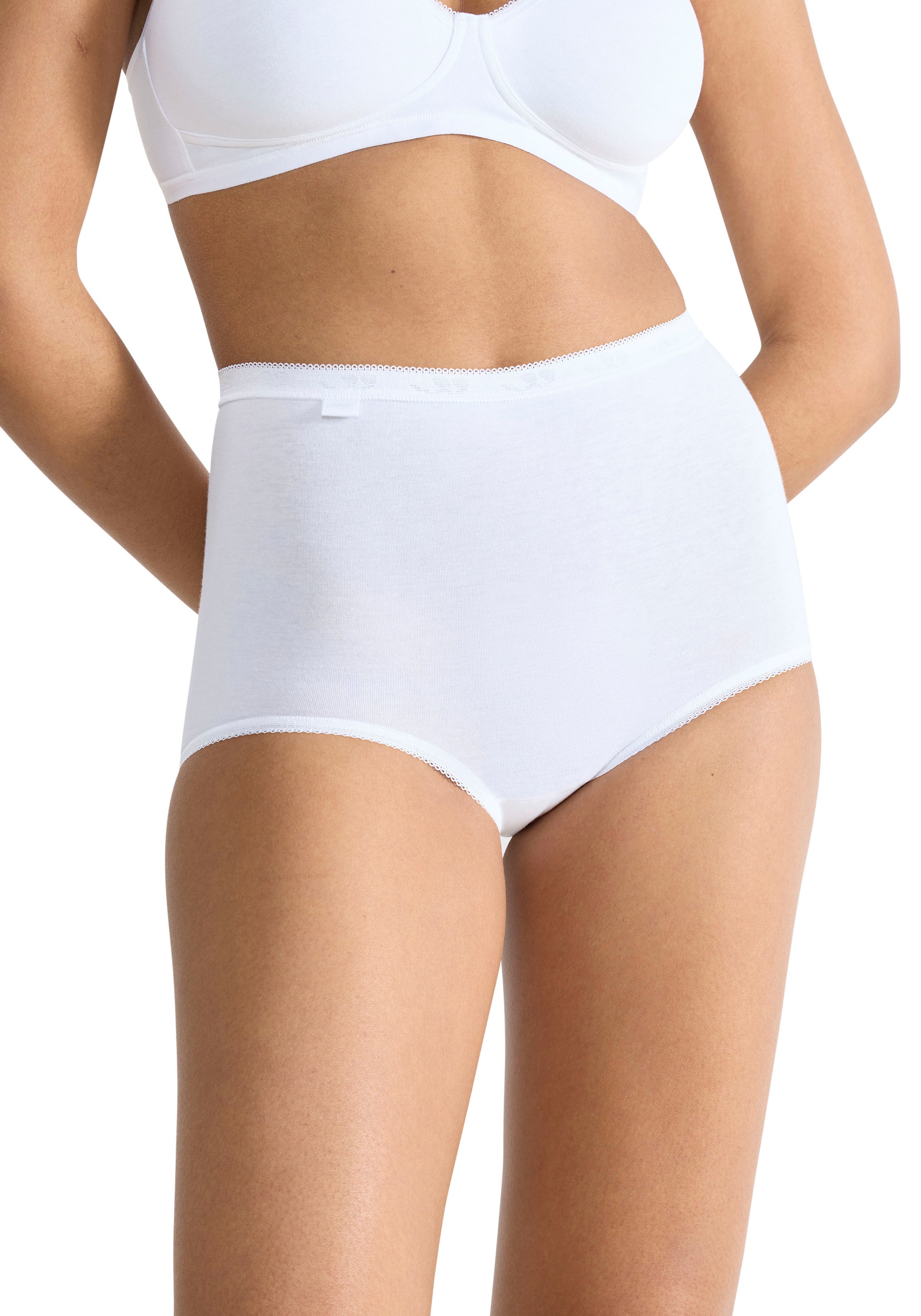 sloggi Maxislip "Basic+" 3er Pack, perfekter Sitz, Baumwollmischung, weich, günstig online kaufen