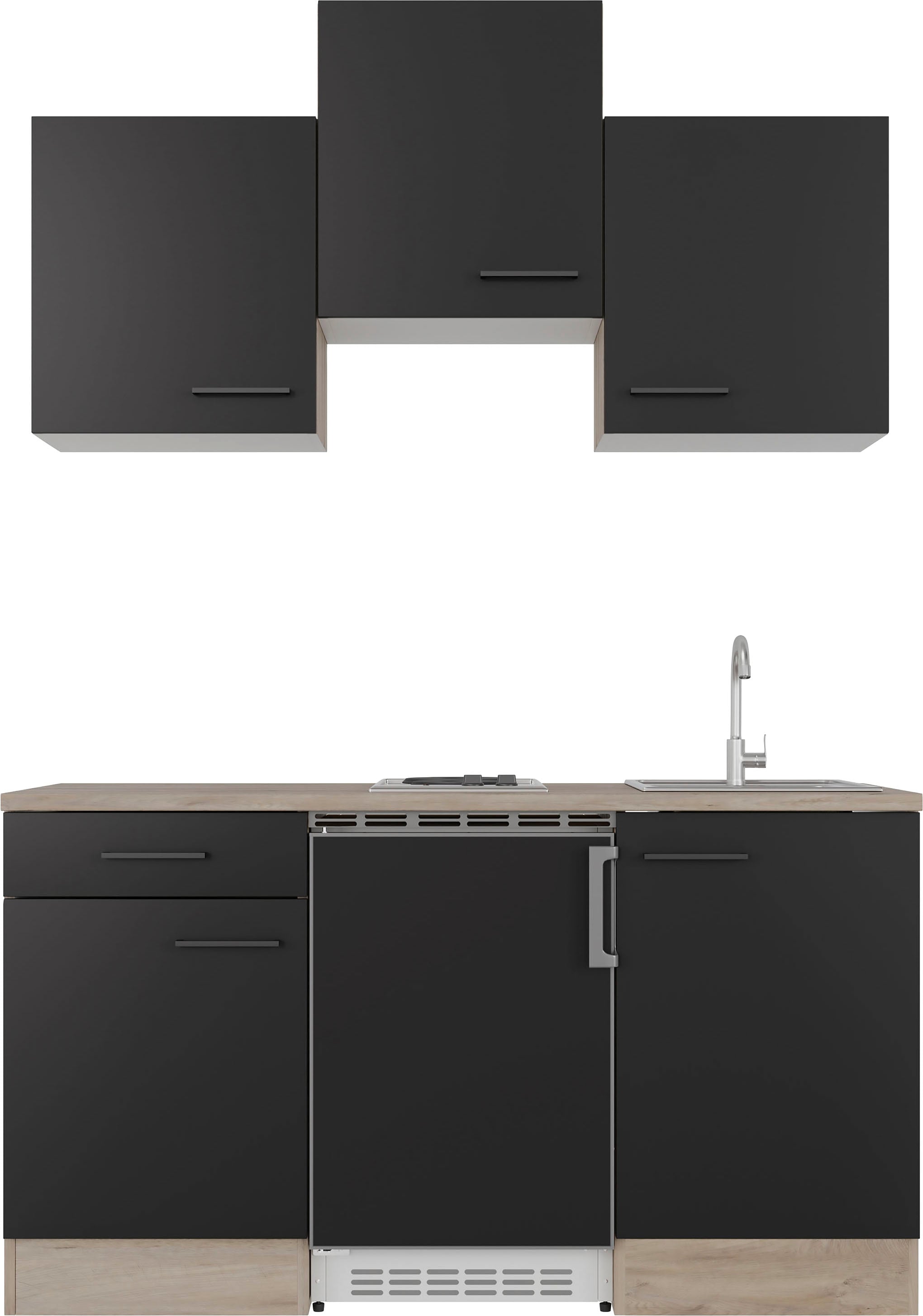 Flex-Well Küche »Capri«, mit E-Geräten, Gesamtbreite 150,5 cm, in weiten  Farben erhältlich | BAUR