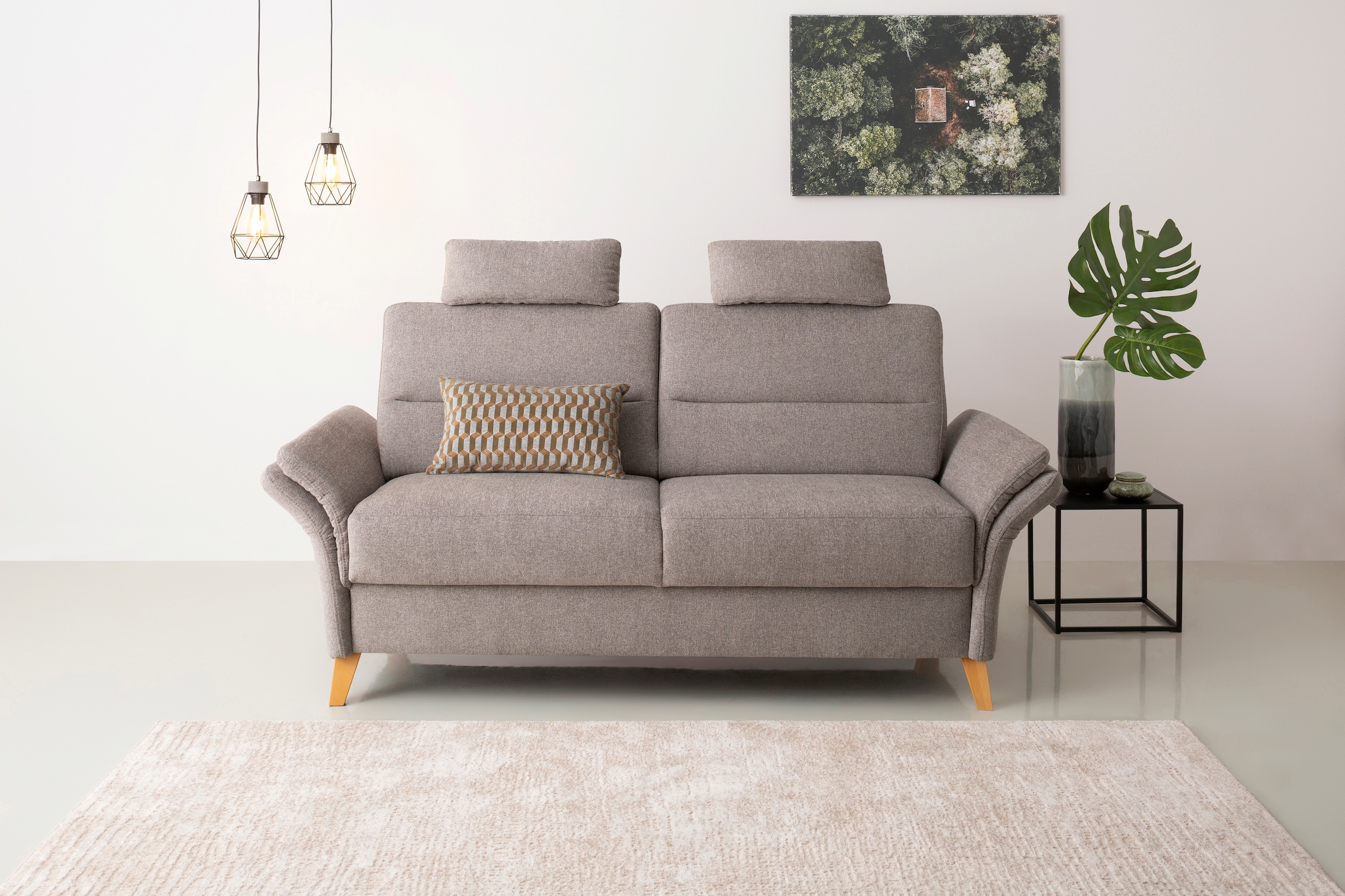 OTTO home 3-Sitzer "Westerland" Federkern-Polsterung. wahlweise mit Armlehnfunktion