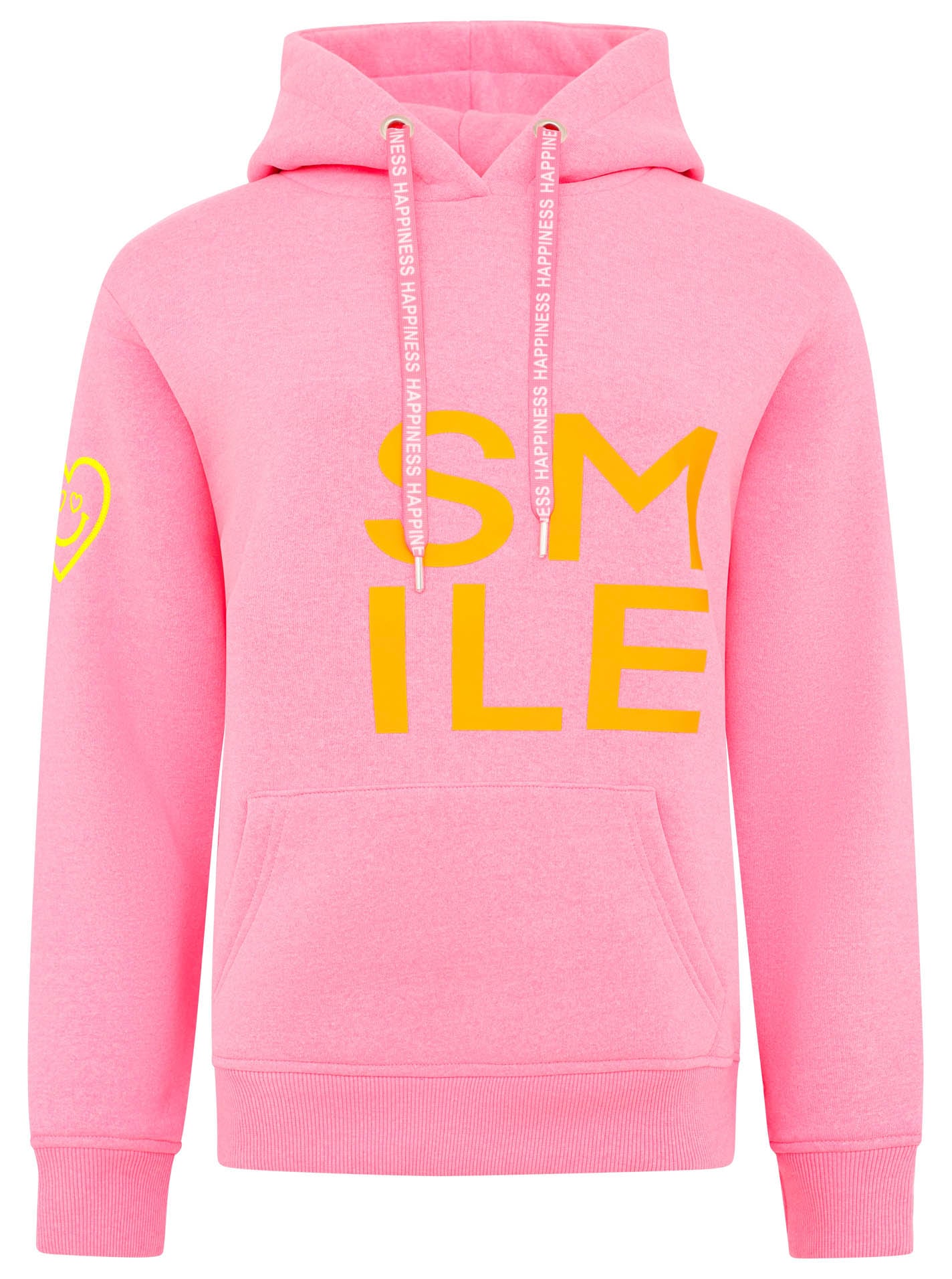 Zwillingsherz Hoodie "Alissa" Langarm, Kapuze, Neon-Details, günstig online kaufen