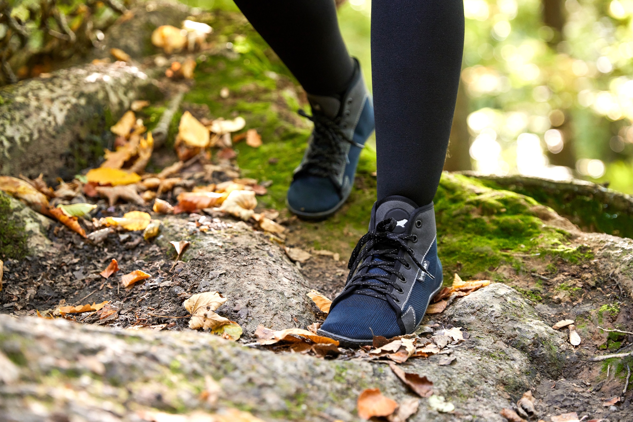 Leguano Barfußschuh »JASPAR«, Bequemschuh, Schnürboots mit speziell entwickelter Laufsohle