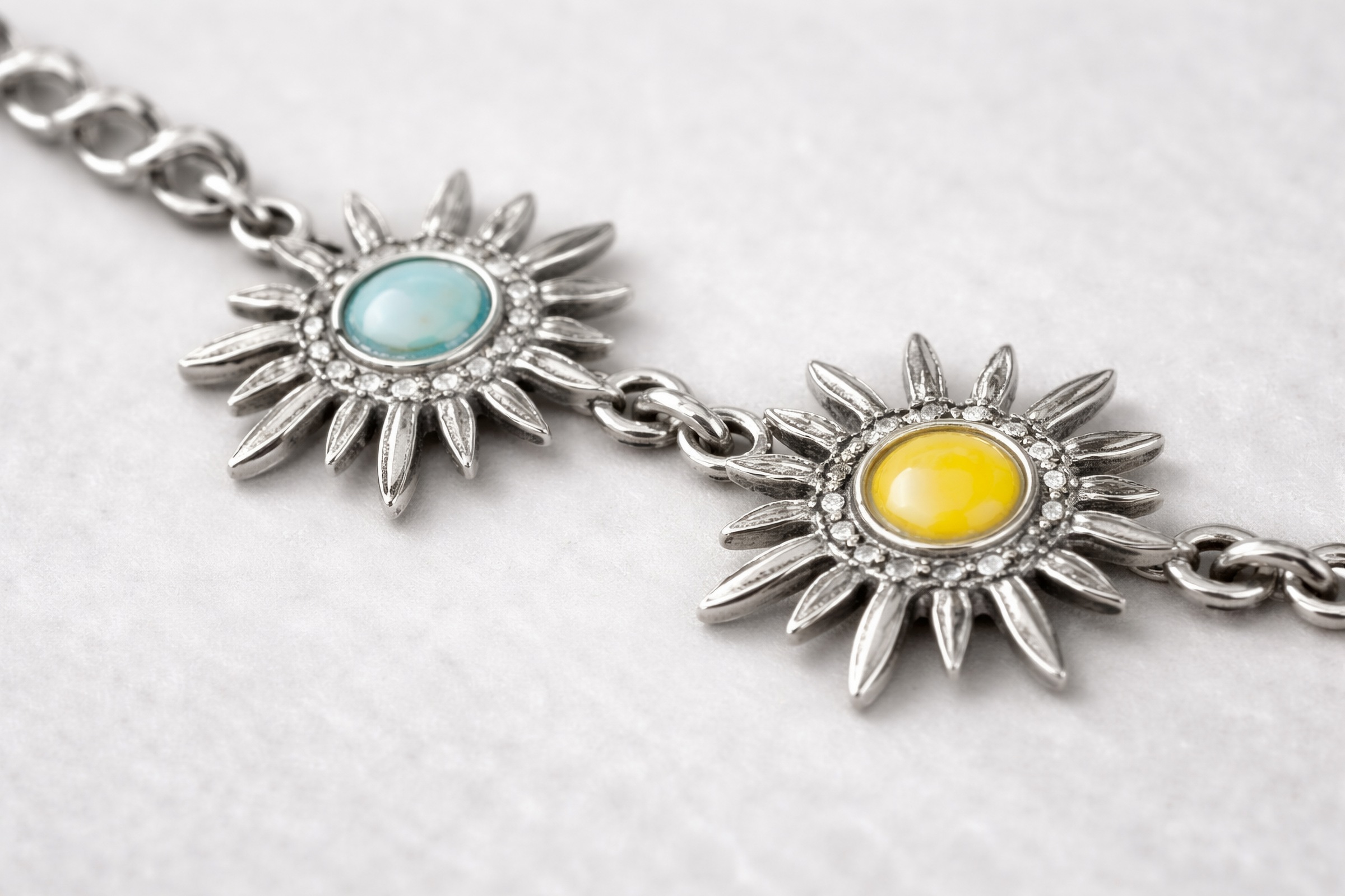 COLLEZIONE ALESSANDRO Kettengürtel »Urlaub« mit Sonne Elementen, multi